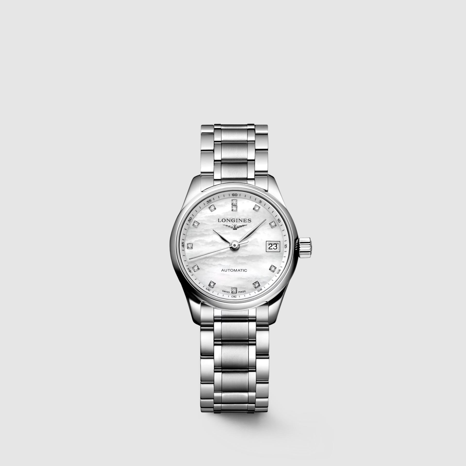 Đồng Hồ Longines The Longines Master Collection Nữ 25.5mm Xám Trắng