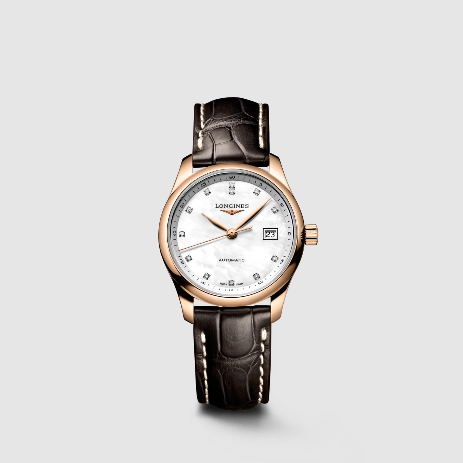 Đồng Hồ Longines The Longines Master Collection Nữ 29mm Nâu Trắng