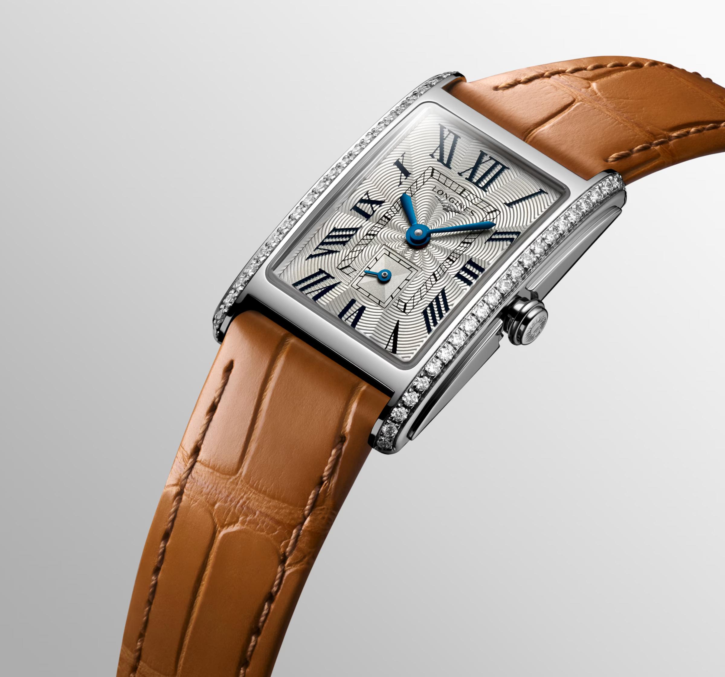 Đồng Hồ Longines Dolcevita 32mm Nữ Nâu Xám