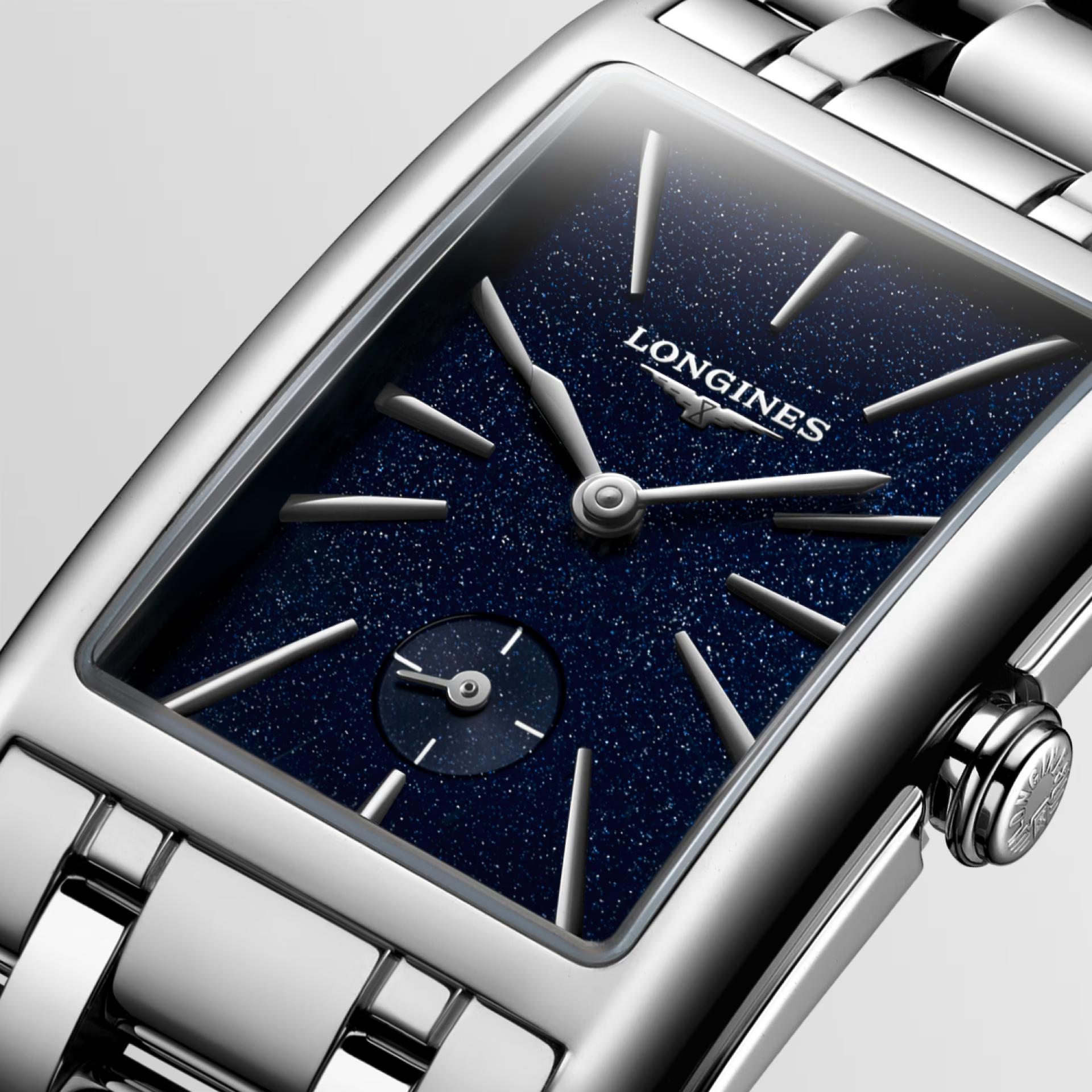 Đồng Hồ Longines Dolcevita Nữ 37mm Xám Xanh Than