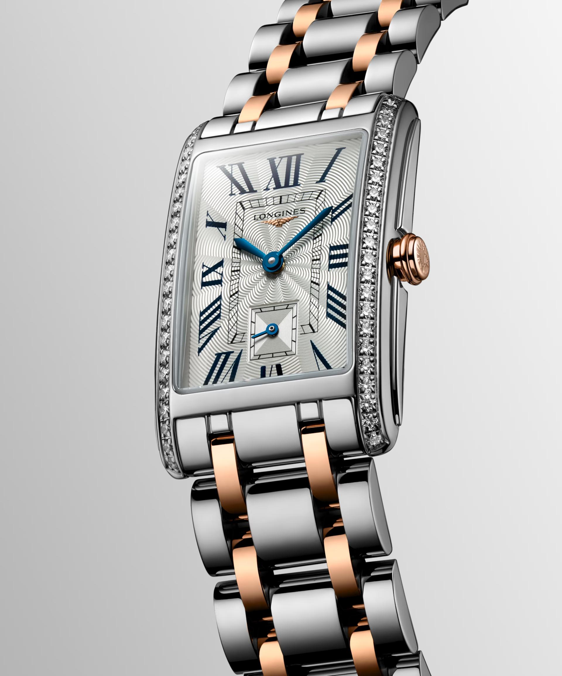 Đồng Hồ Longines Dolcevita Nữ 37mm Bạc Hồng