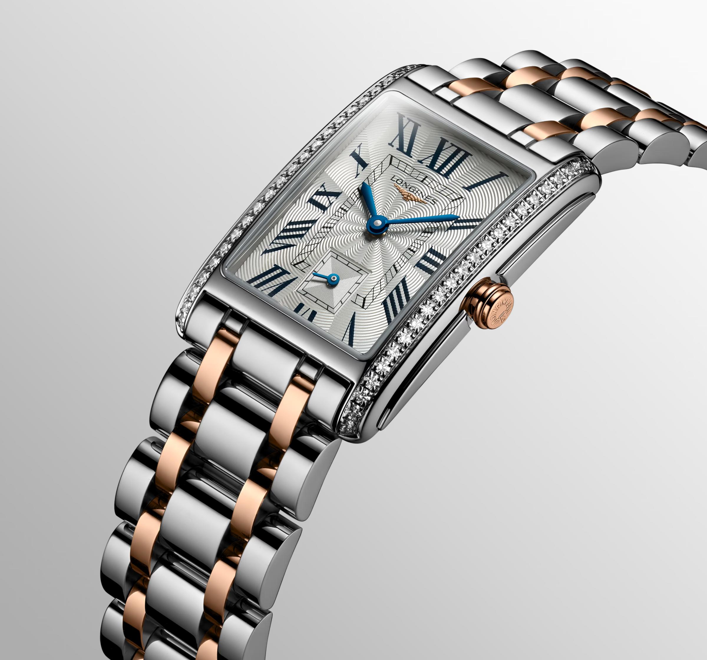 Đồng Hồ Longines Dolcevita Nữ 37mm Bạc Hồng