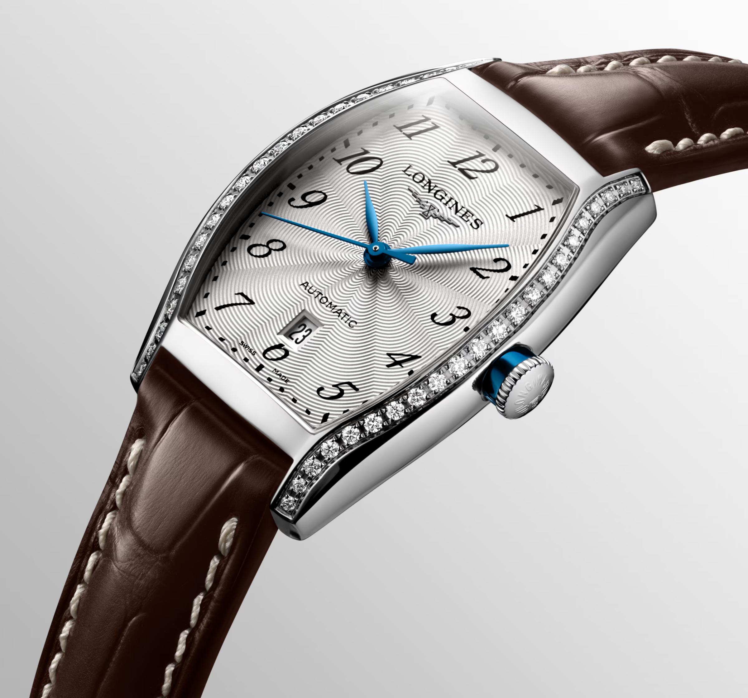 Đồng Hồ Longines Evidenza Nữ 30.6mm Xám Nâu