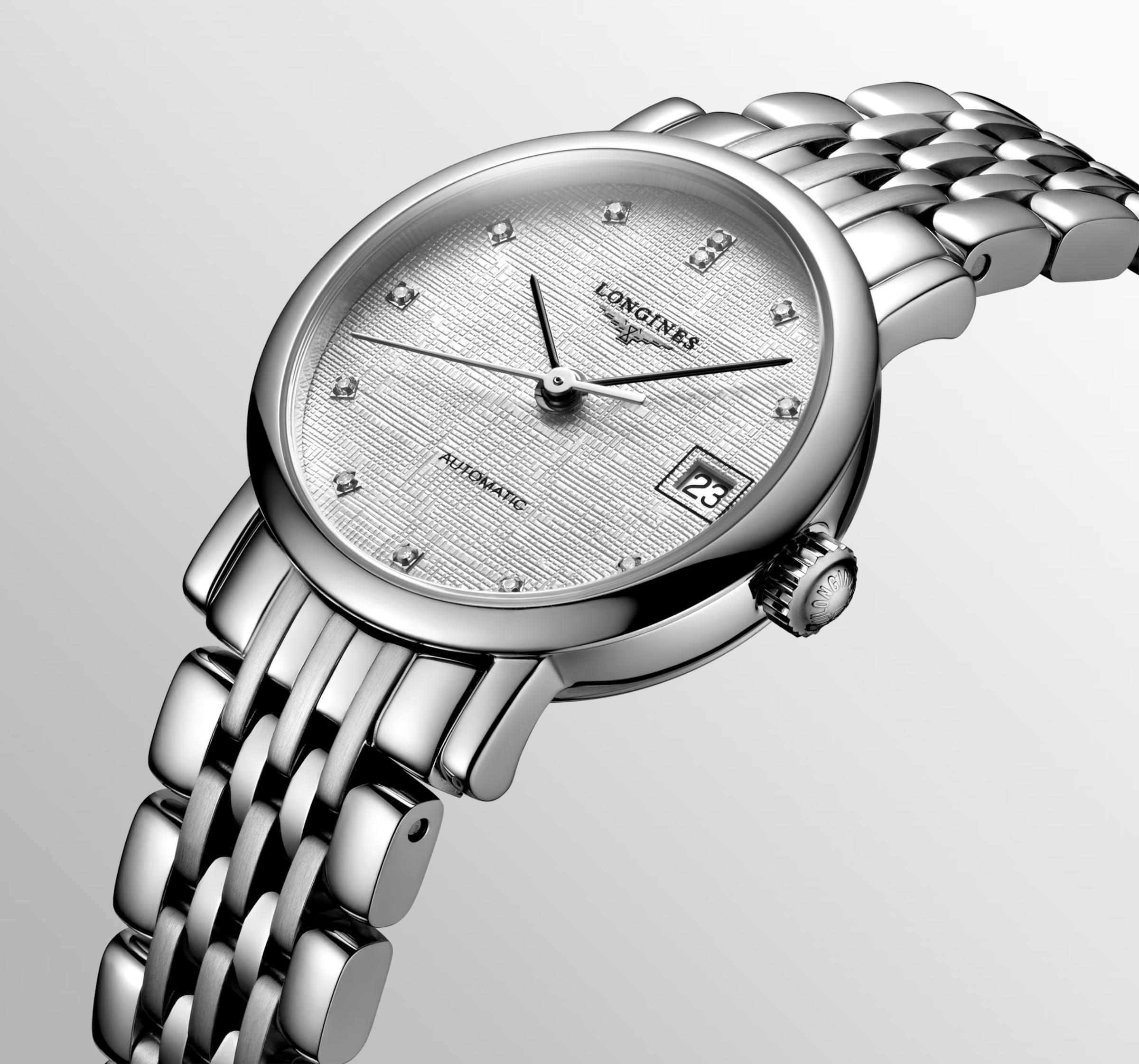 Đồng Hồ Longines The Longines Elegant Collection 25.5mm Nữ Xám