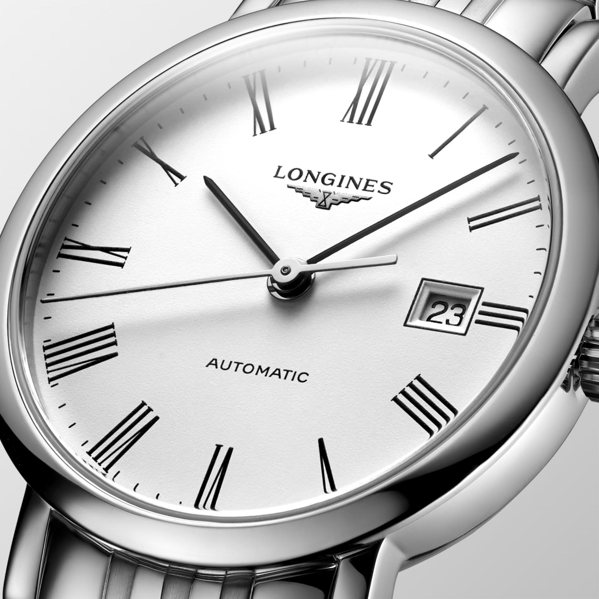 Đồng Hồ Longines The Longines Elegant Collection Nữ 29mm Xám Trắng