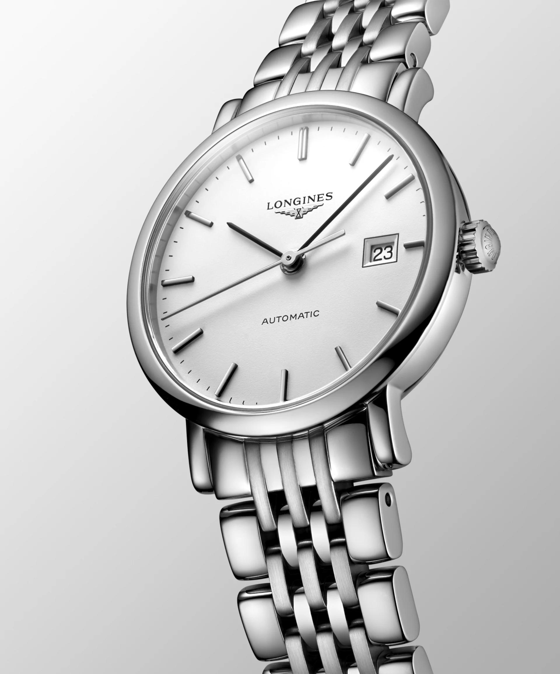 Đồng Hồ Longines The Longines Elegant Collection 29mm Nữ Xám Trắng