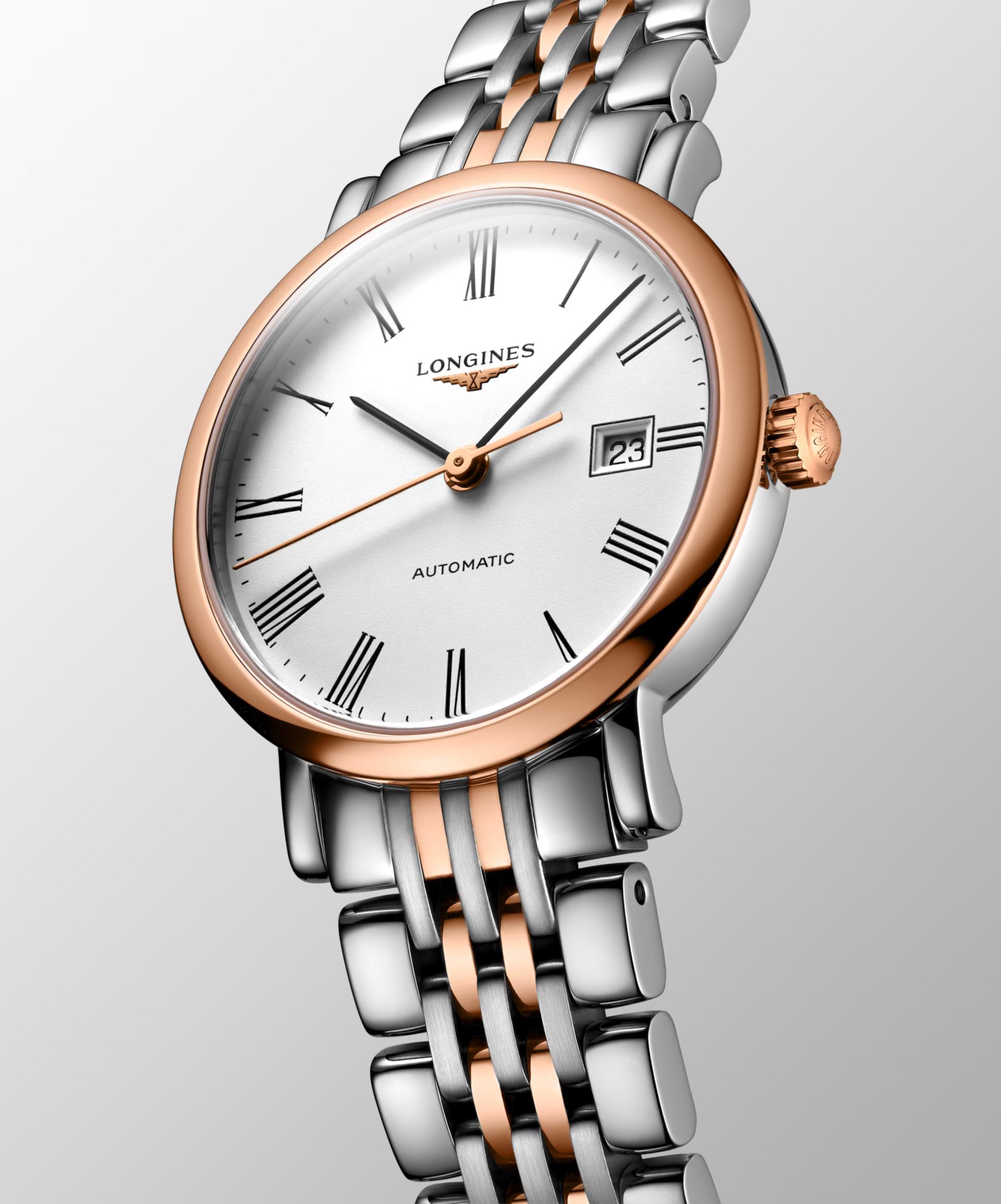 Đồng Hồ Longines The Longines Elegant Collection Nữ 29mm Xám Hồng