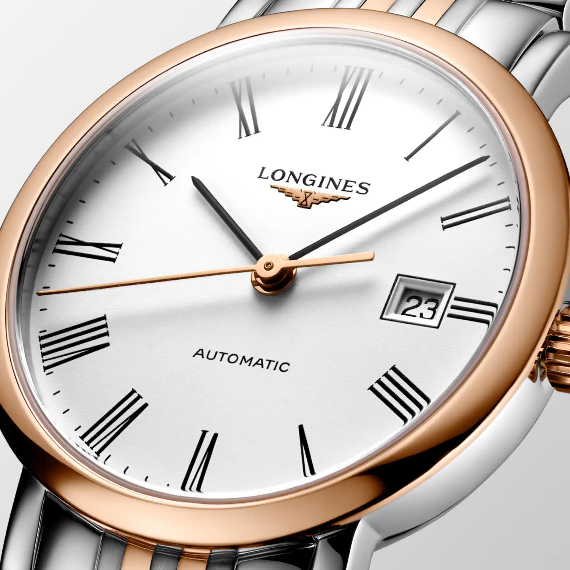 Đồng Hồ Longines The Longines Elegant Collection Nữ 29mm Xám Hồng