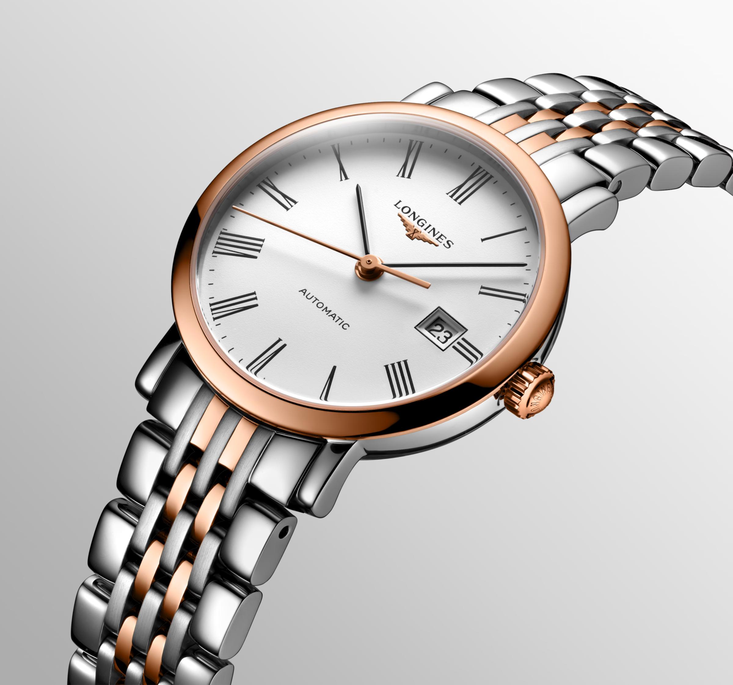 Đồng Hồ Longines The Longines Elegant Collection Nữ 29mm Xám Hồng