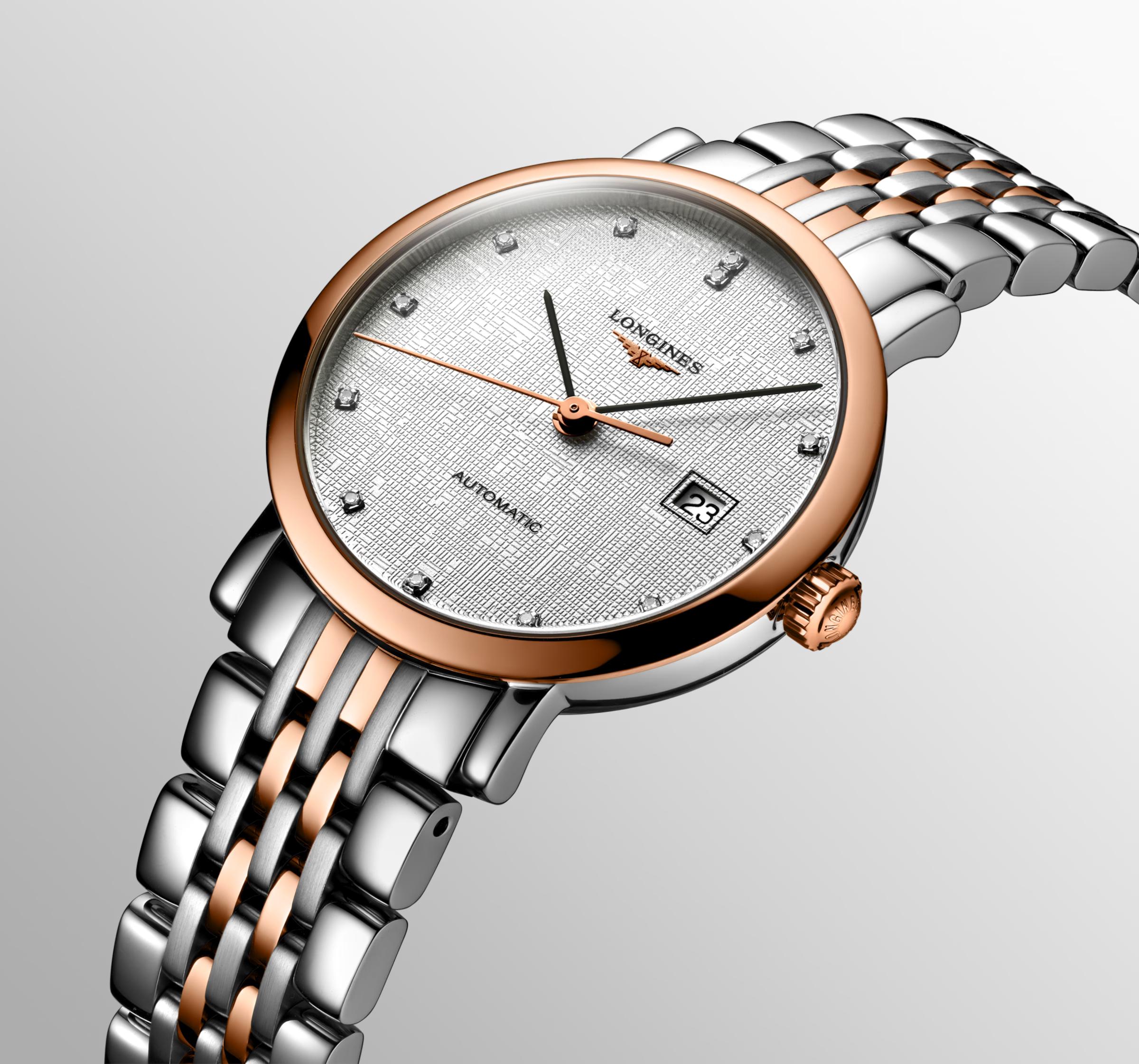 Đồng Hồ Longines The Longines Elegant Collection 29mm Nữ Hồng Bạc