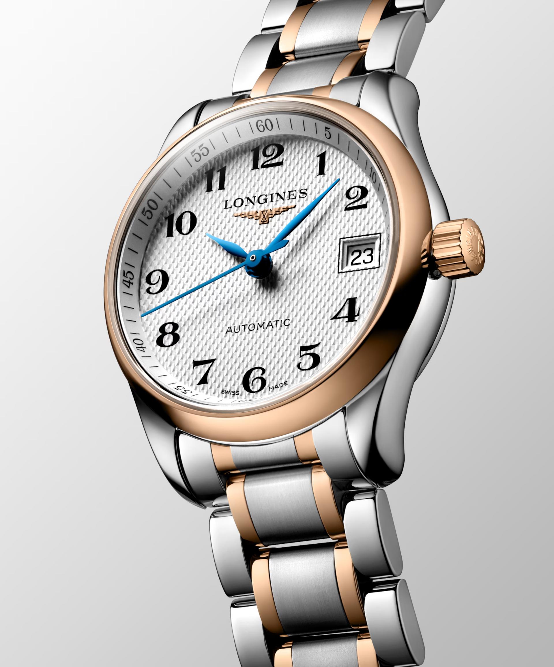 Đồng Hồ Longines The Longines Master Collection 25.5mm Nữ Hồng Xám