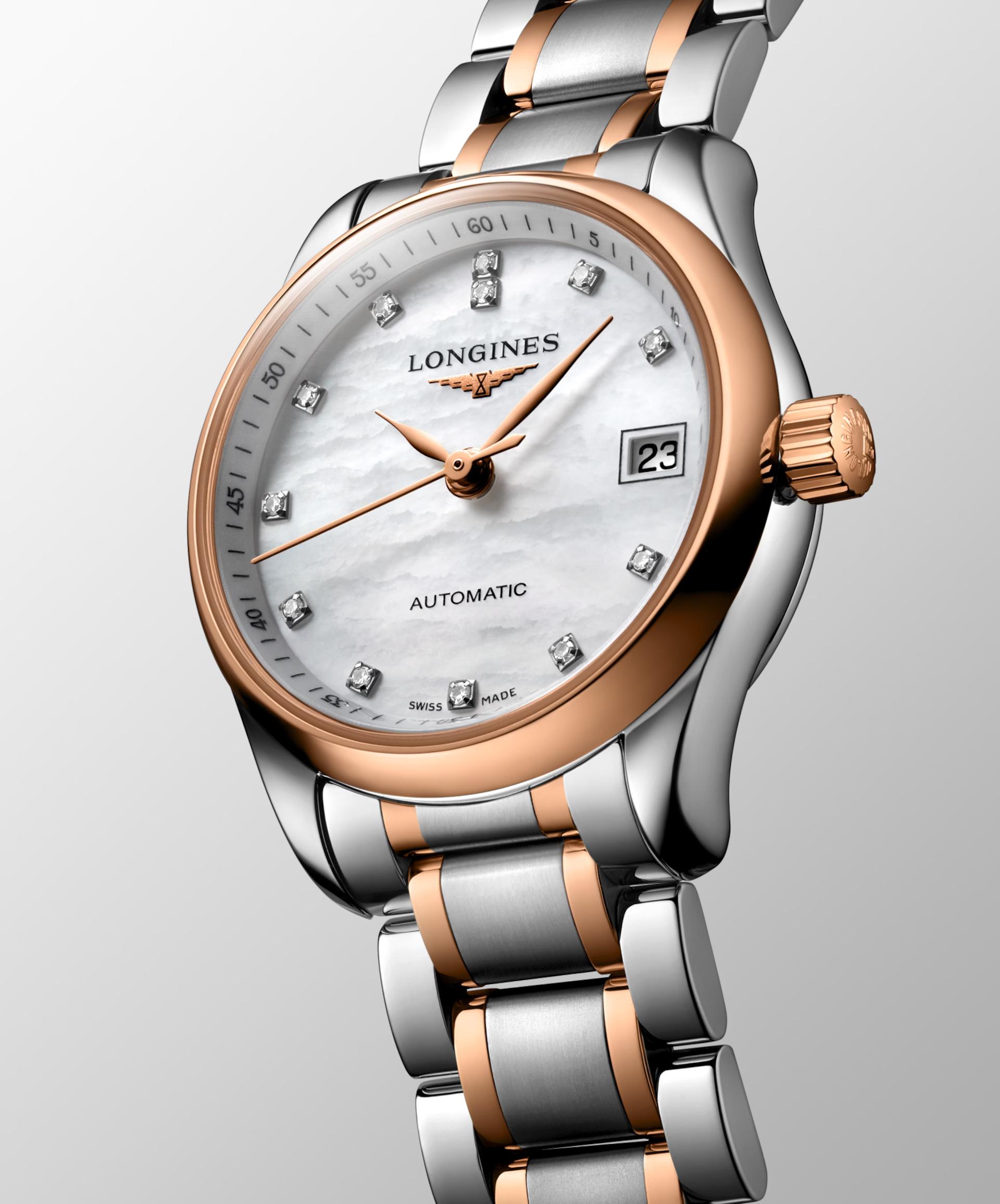 Đồng Hồ Longines The Longines Master Collection Nữ 25.5mm Hồng Bạc