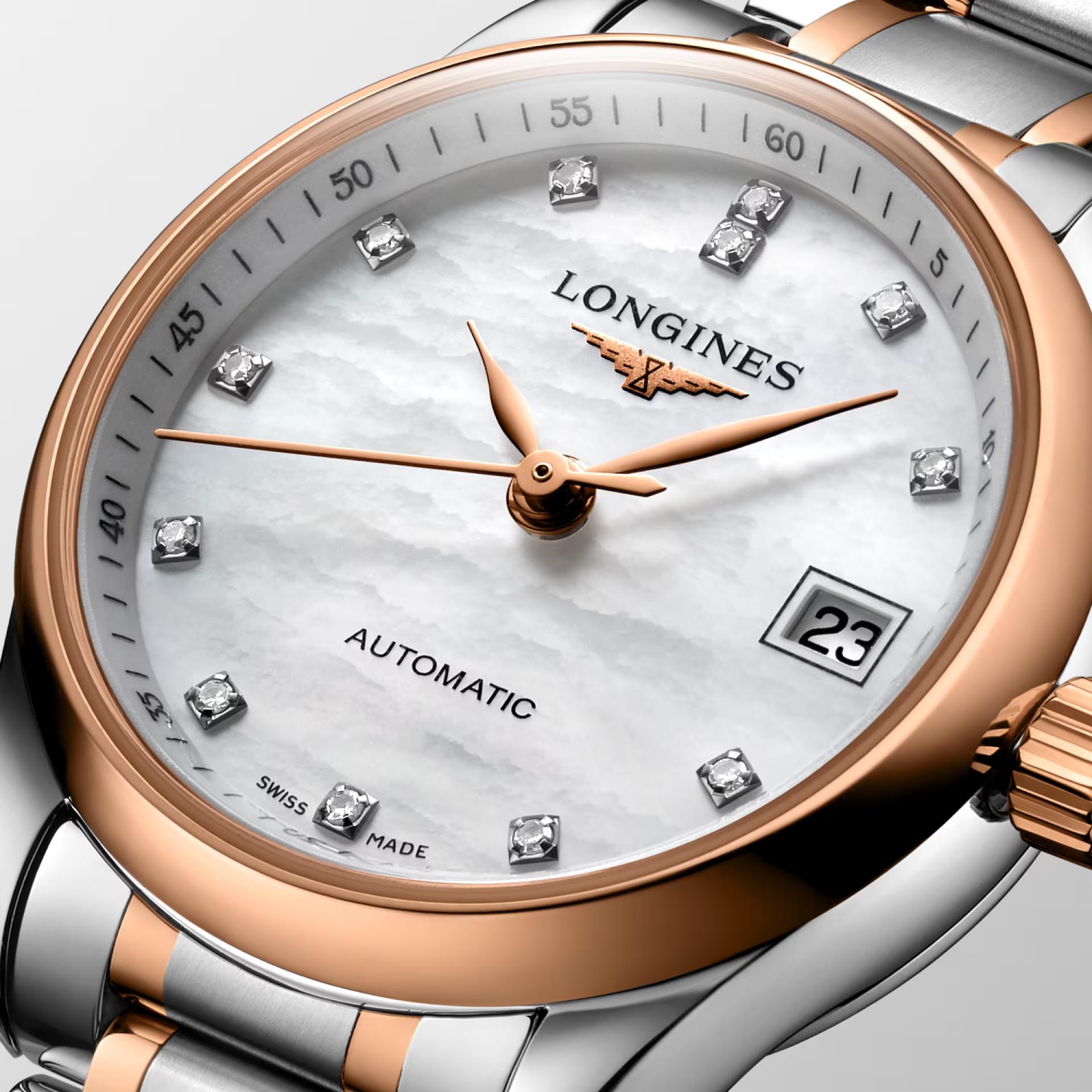 Đồng Hồ Longines The Longines Master Collection Nữ 25.5mm Hồng Bạc