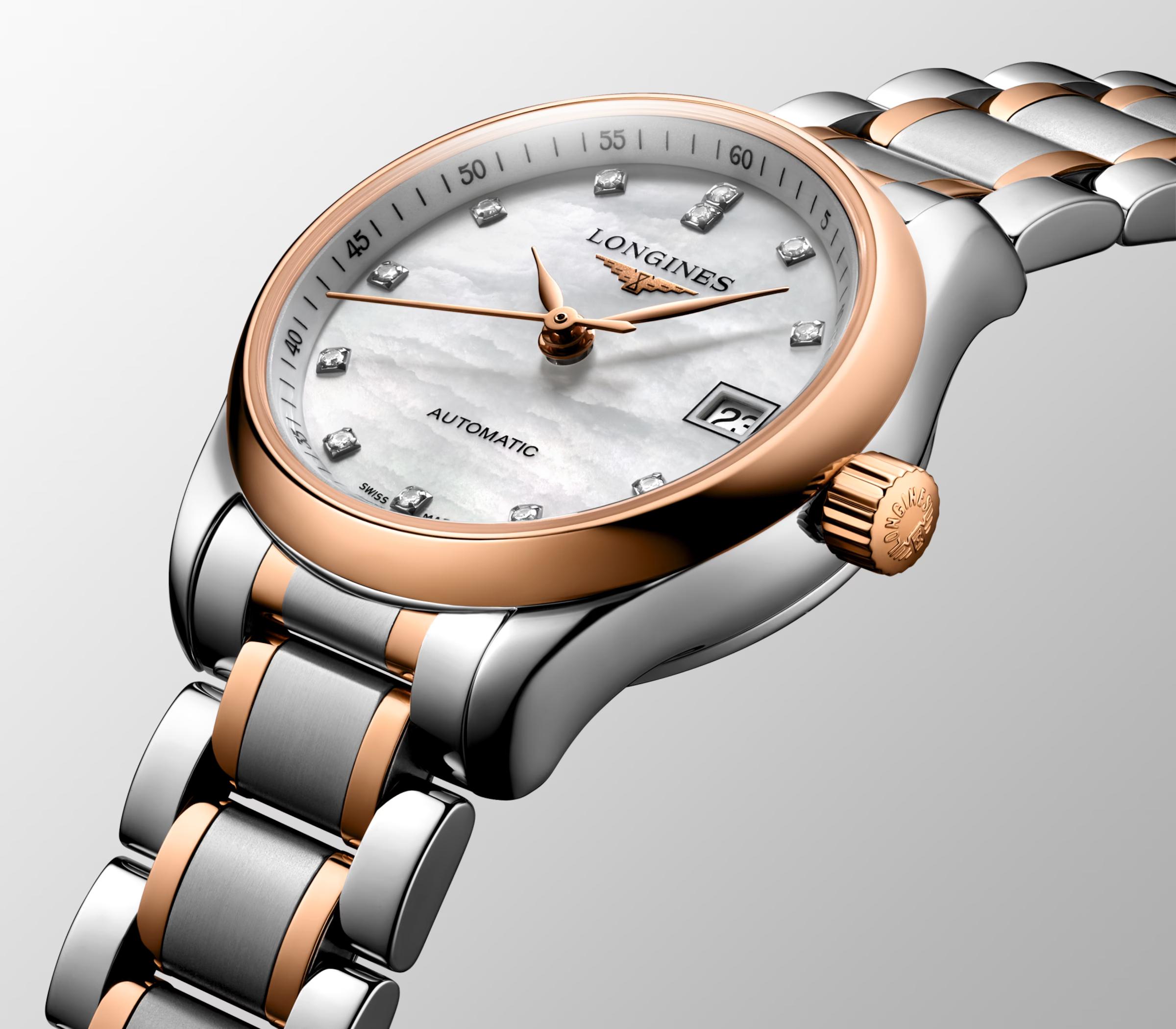 Đồng Hồ Longines The Longines Master Collection Nữ 25.5mm Hồng Bạc