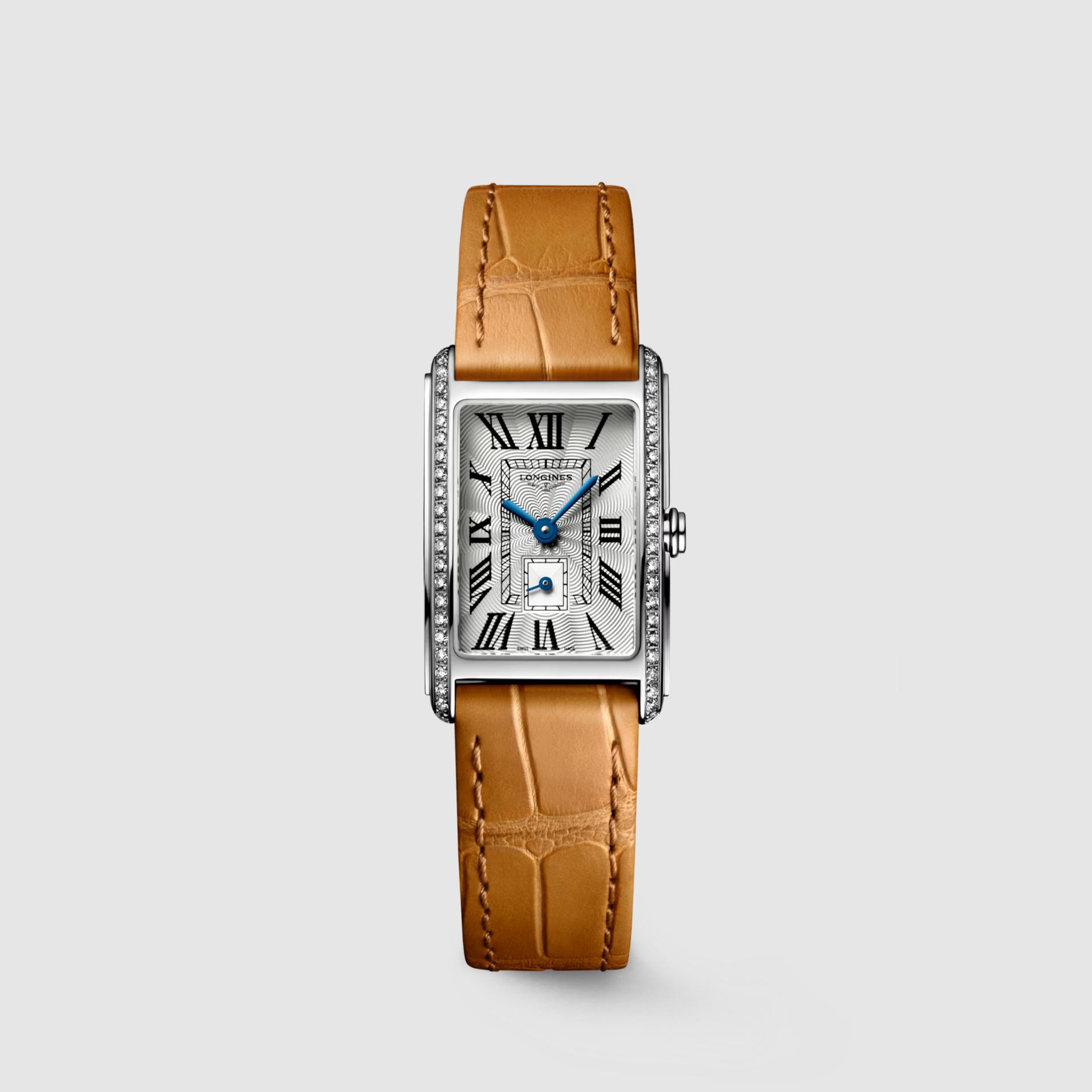 Đồng Hồ Longines Dolcevita 32mm Nữ Nâu Xám