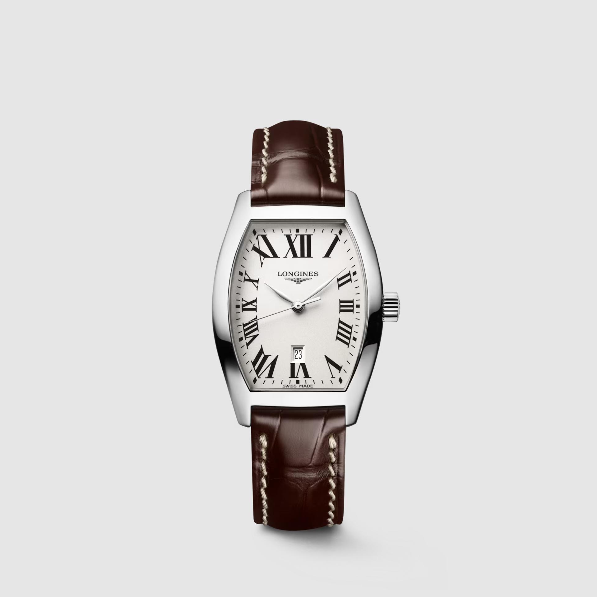 Đồng Hồ Longines Evidenza Nữ 30.6mm Nâu Trắng