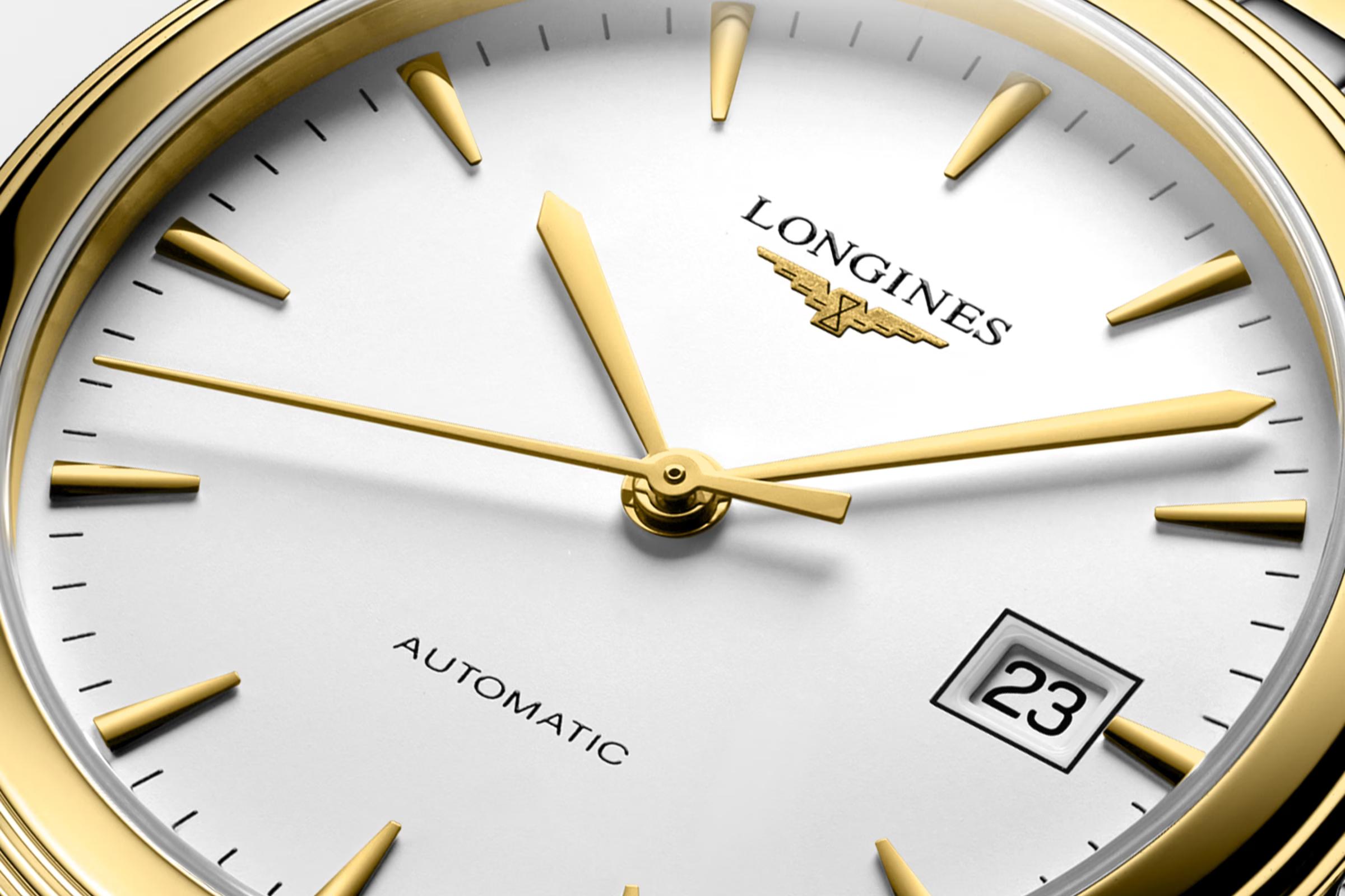 Đồng Hồ Longines Flagship Nam 38.5mm Bạc Vàng