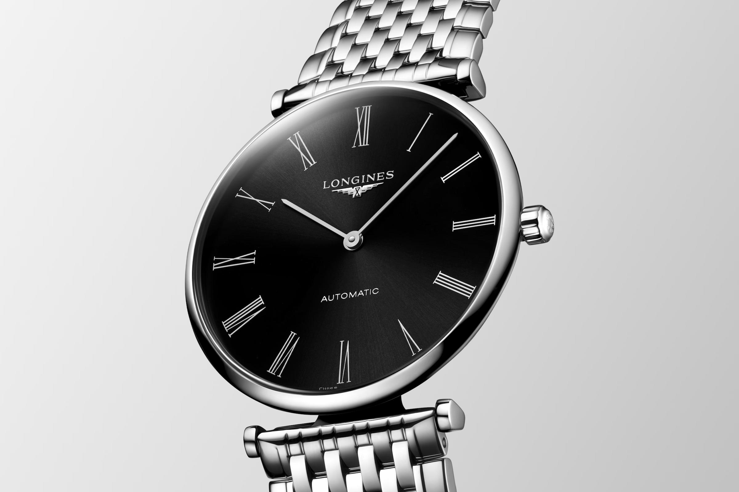 Đồng Hồ Longines La Grande Classique De Longines Nam 38mm Đen Bạc