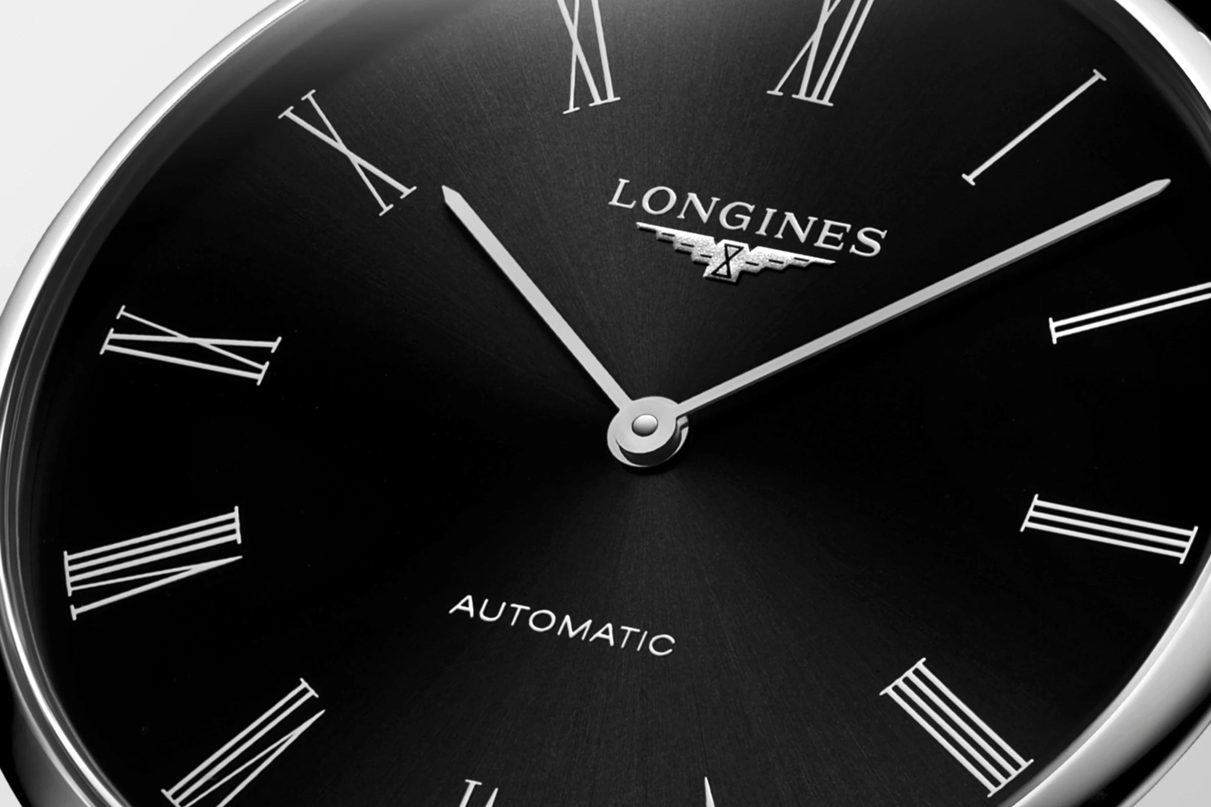 Đồng Hồ Longines La Grande Classique De Longines Nam 38mm Đen Bạc