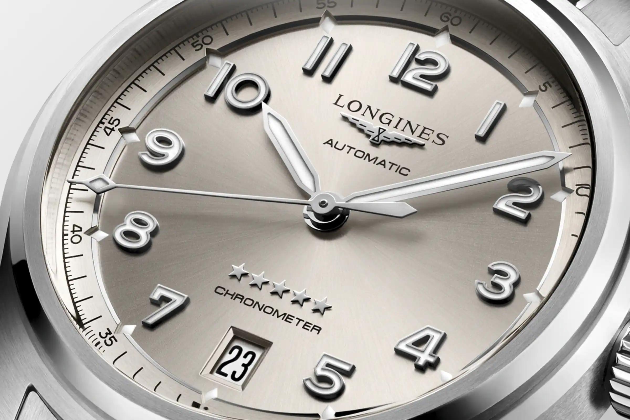 Đồng Hồ Longines Spirit Nam 37mm Bạc