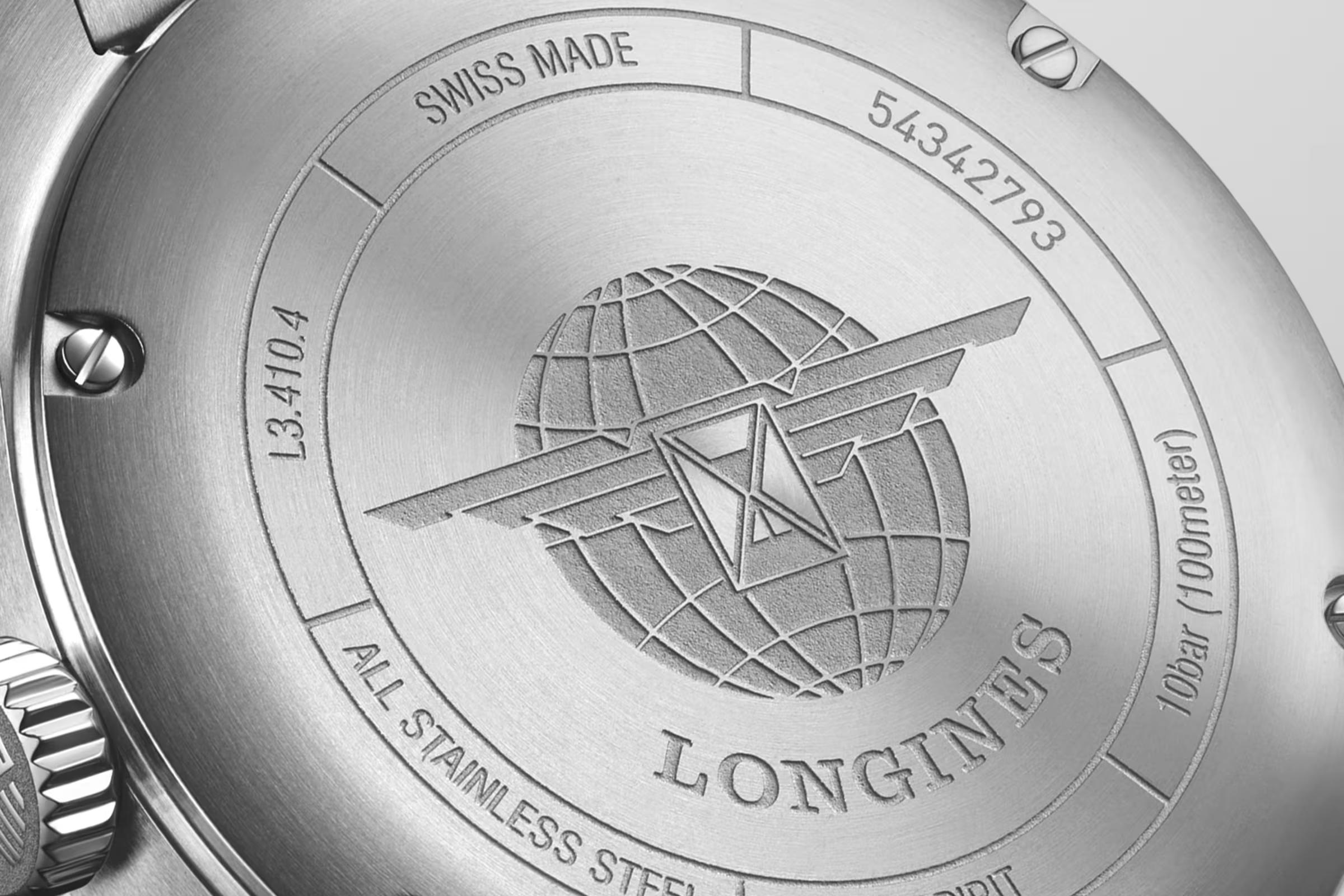 Đồng Hồ Longines Spirit Nam 37mm Xanh Xám