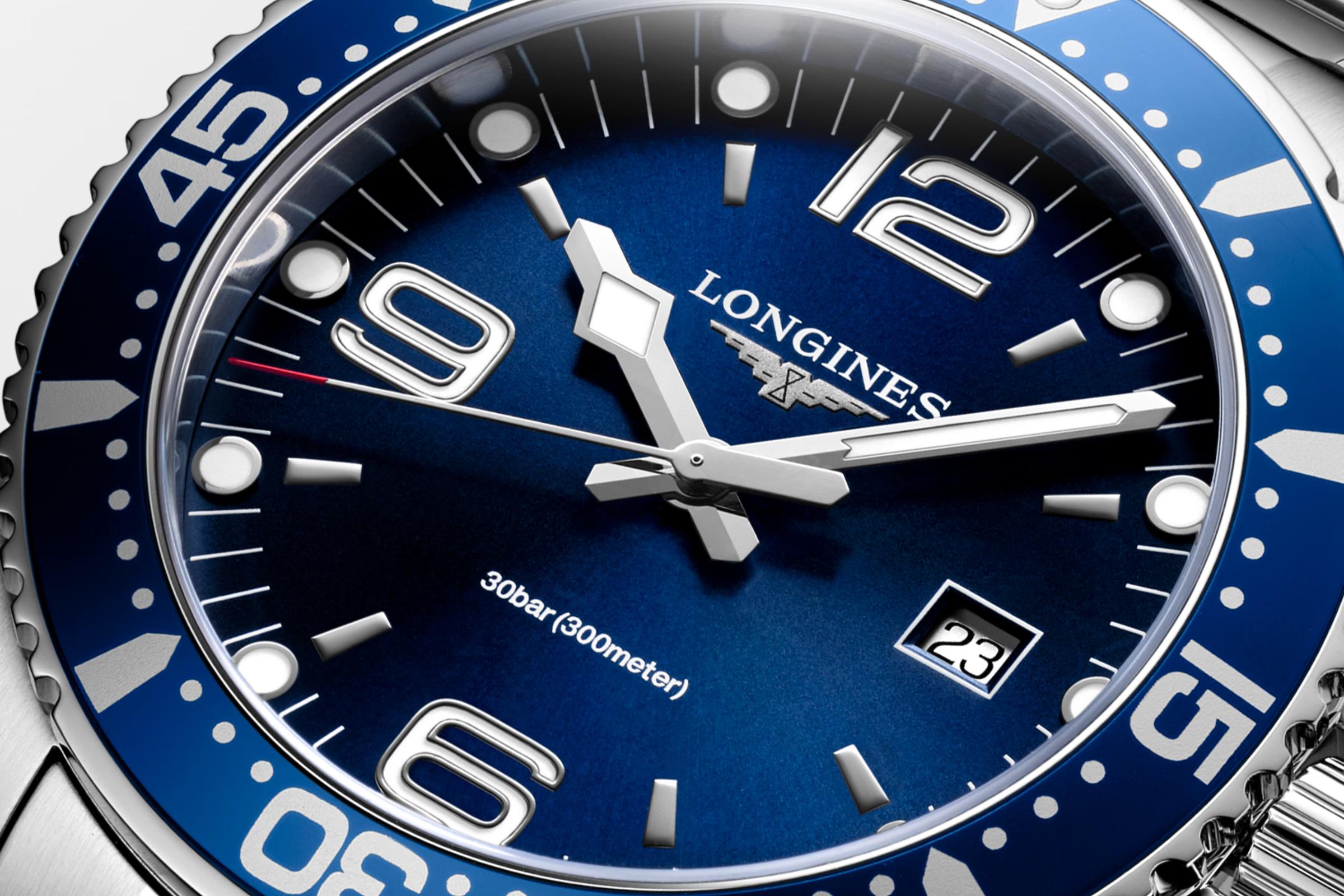 Đồng Hồ Longines Hydroconquest 44mm Nam Xanh Bạc