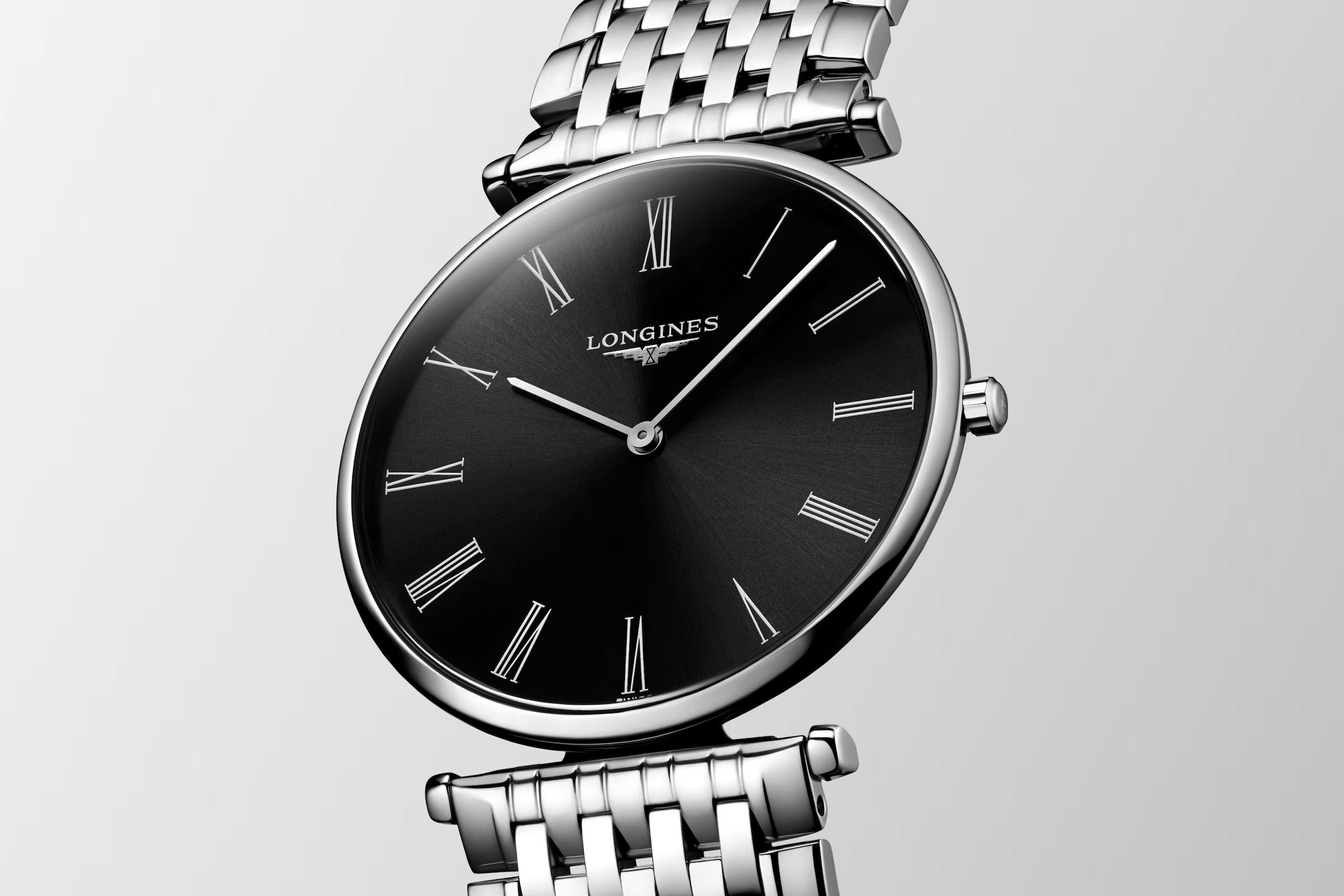 Đồng Hồ Longines La Grande Classique De Longines Nam 36mm Xám Đen