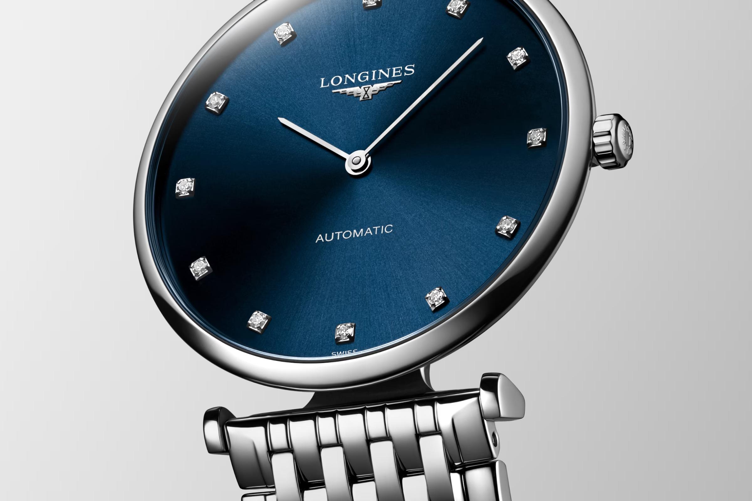 Đồng Hồ Longines La Grande Classique De Longines Nam 36mm Xanh Bạc