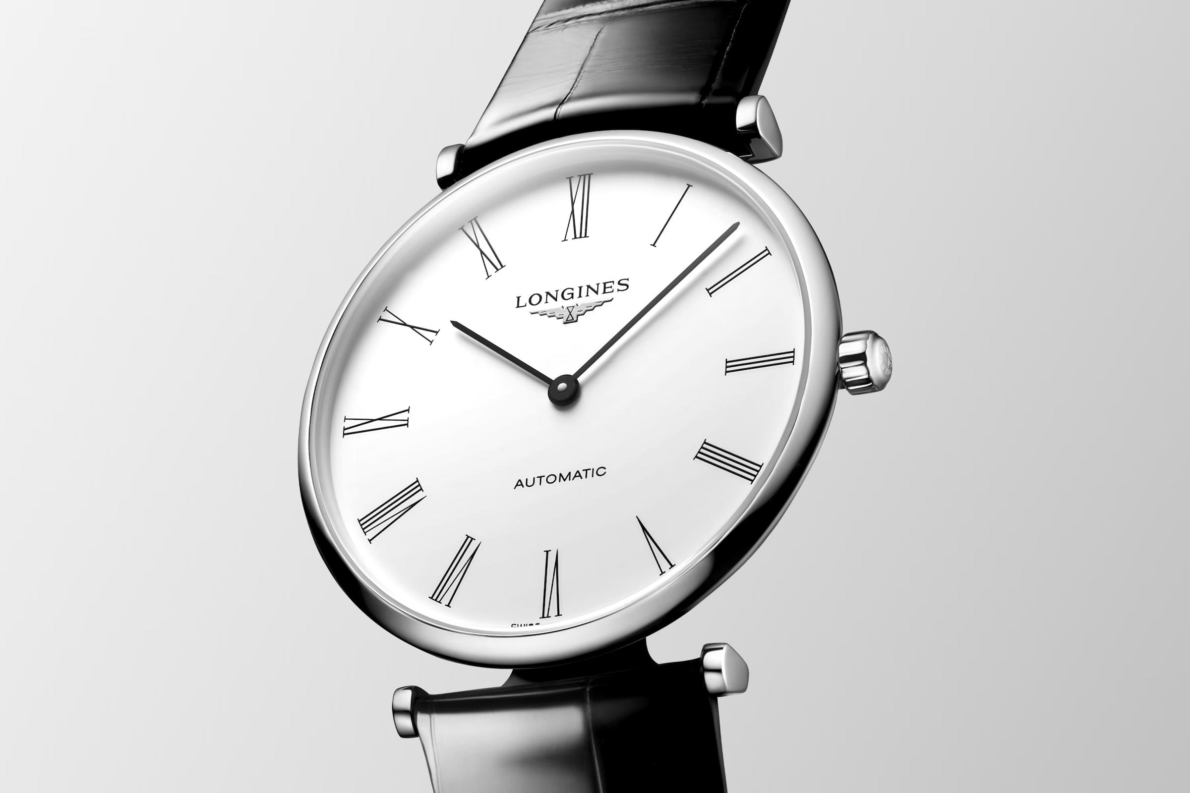 Đồng Hồ Longines La Grande Classique De Longines Nam 38mm Trắng Đen