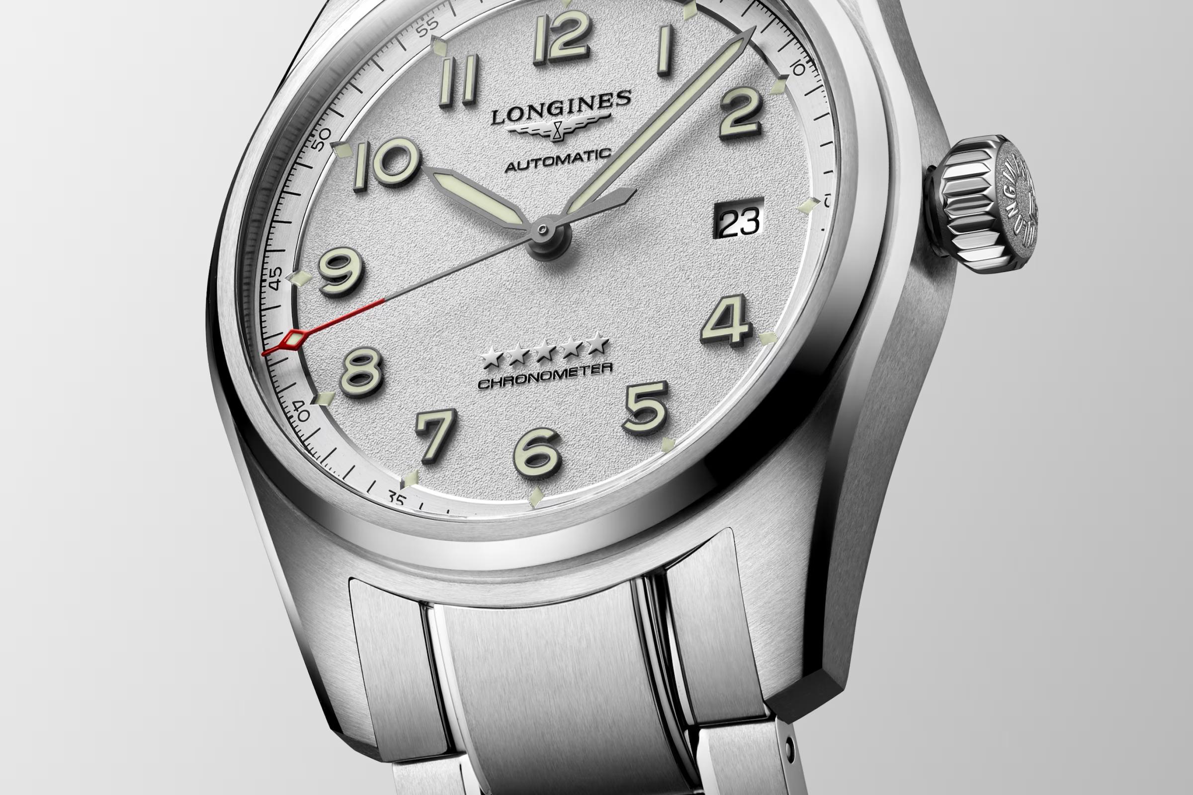 Đồng Hồ Longines Spirit Nam 40mm Bạc