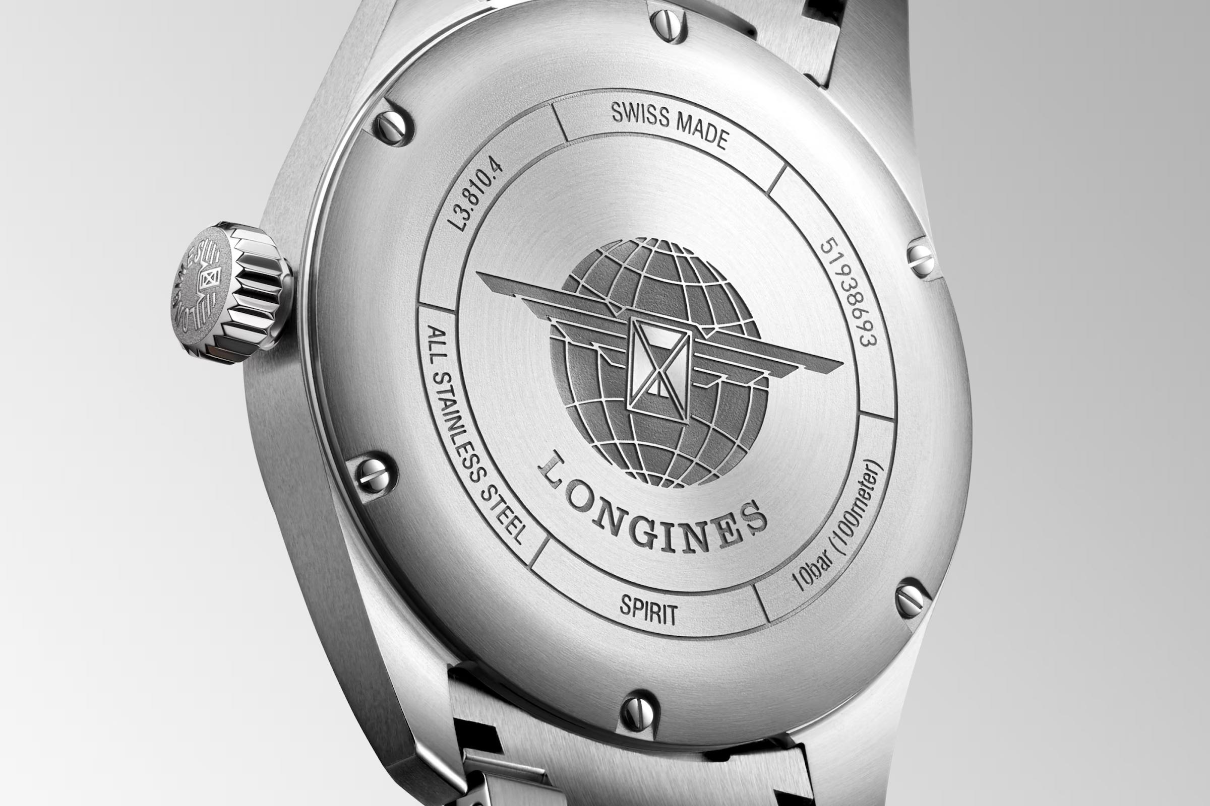 Đồng Hồ Longines Spirit Nam 40mm Xanh Bạc