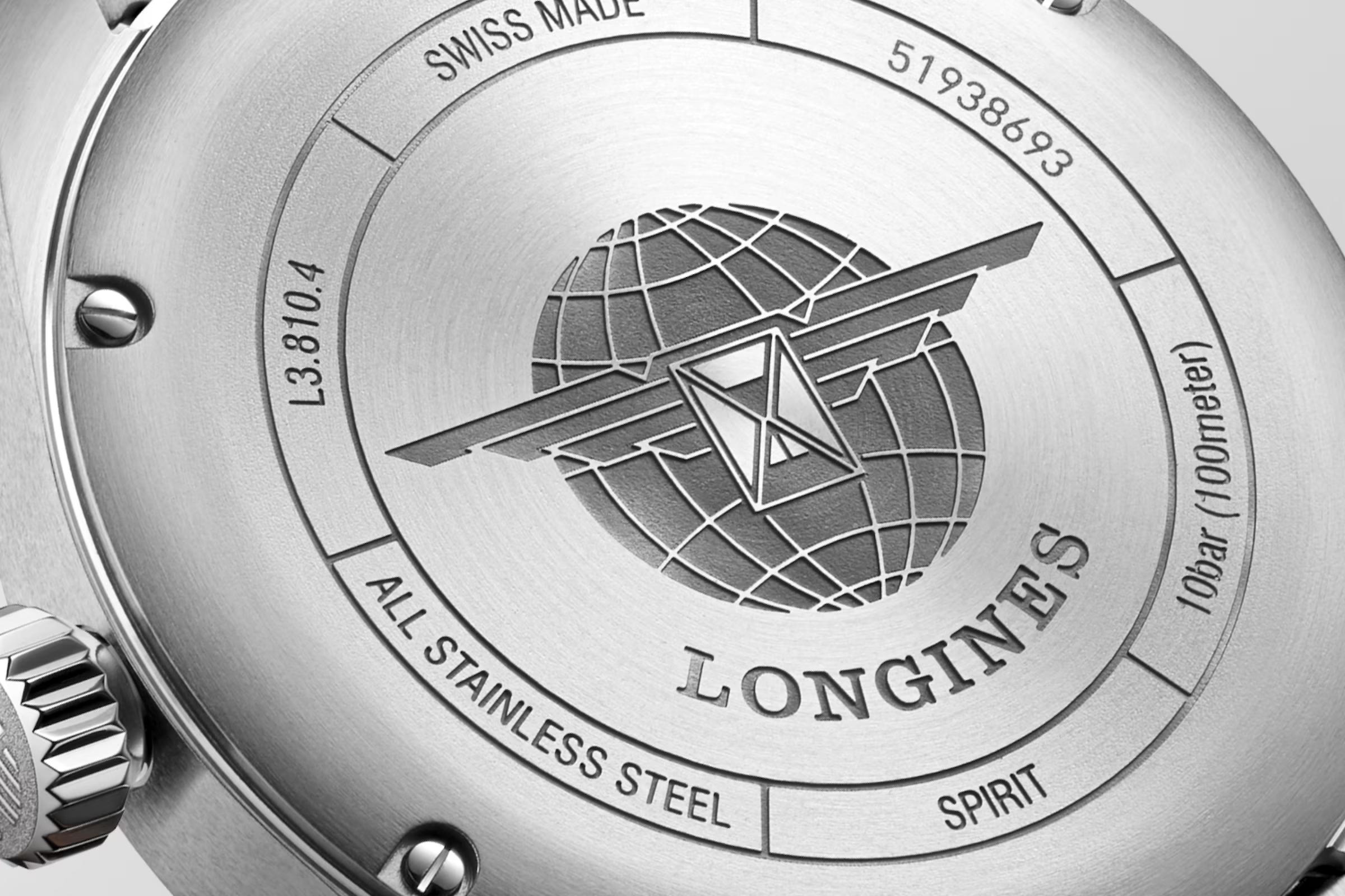 Đồng Hồ Longines Spirit Nam 40mm Xanh Bạc