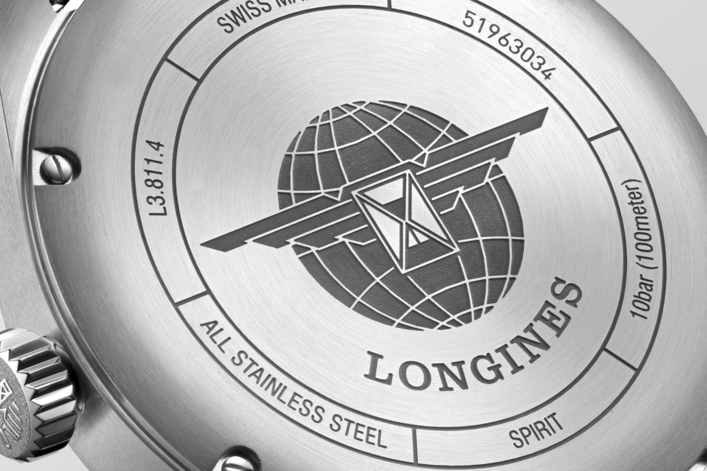 Đồng Hồ Longines Spirit Nam 42mm Xám