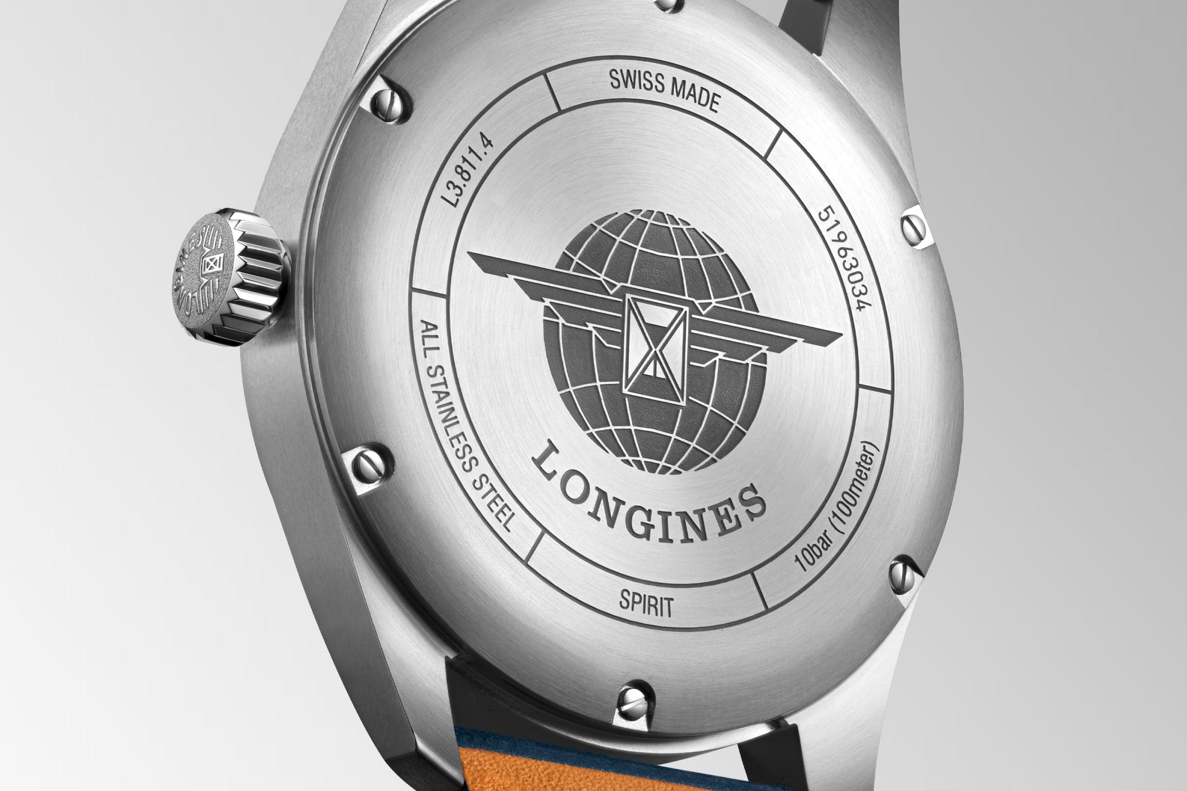 Đồng Hồ Longines Spirit 42mm Nam Xanh