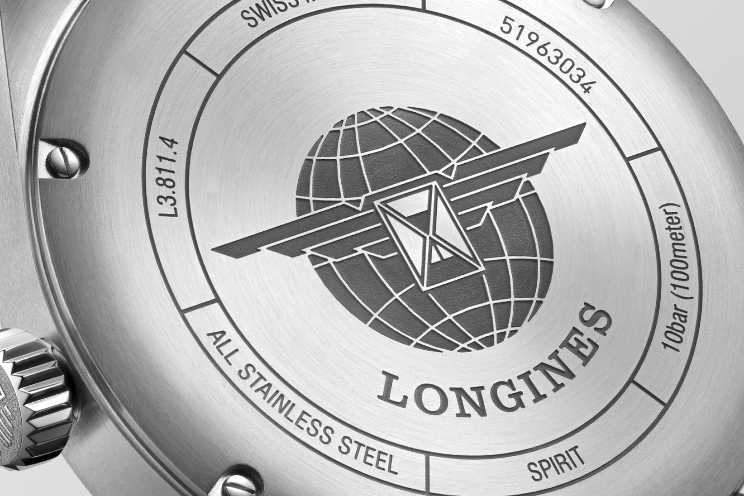 Đồng Hồ Longines Spirit Nam 42mm Xanh Xám