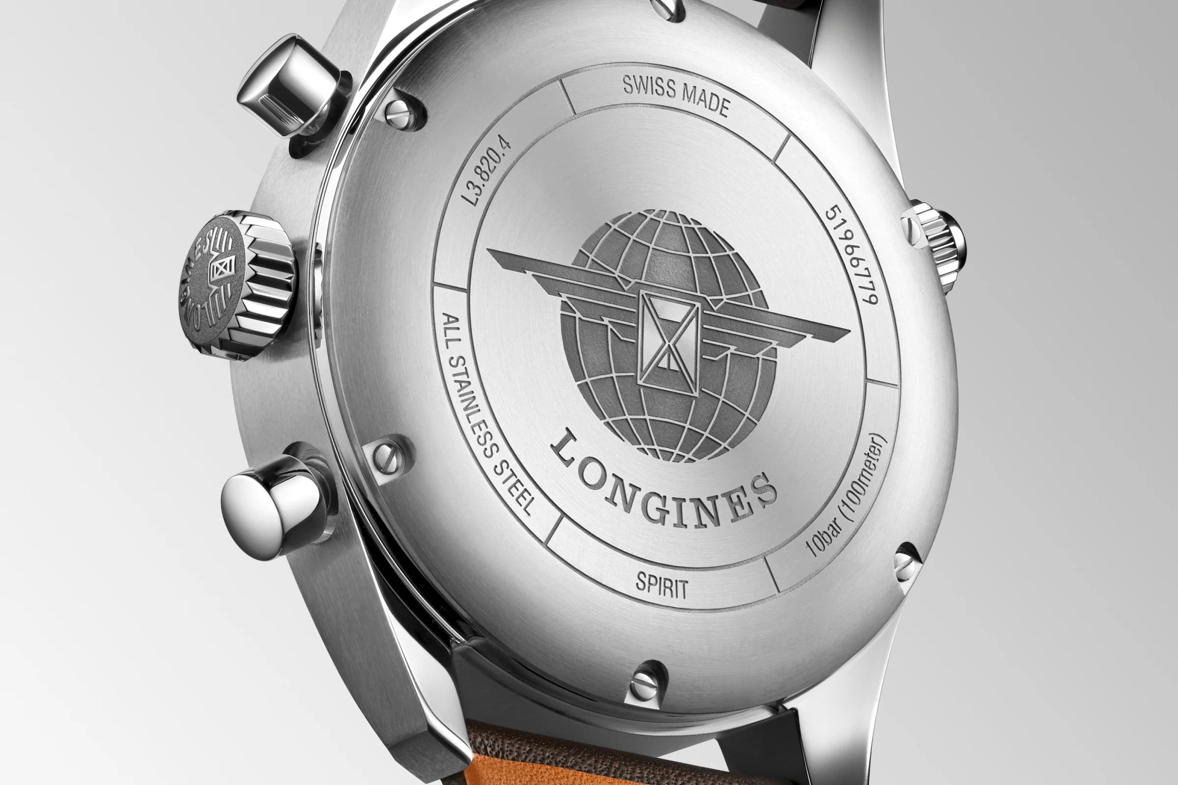 Đồng Hồ Longines Spirit Nam 42mm Nâu Đen