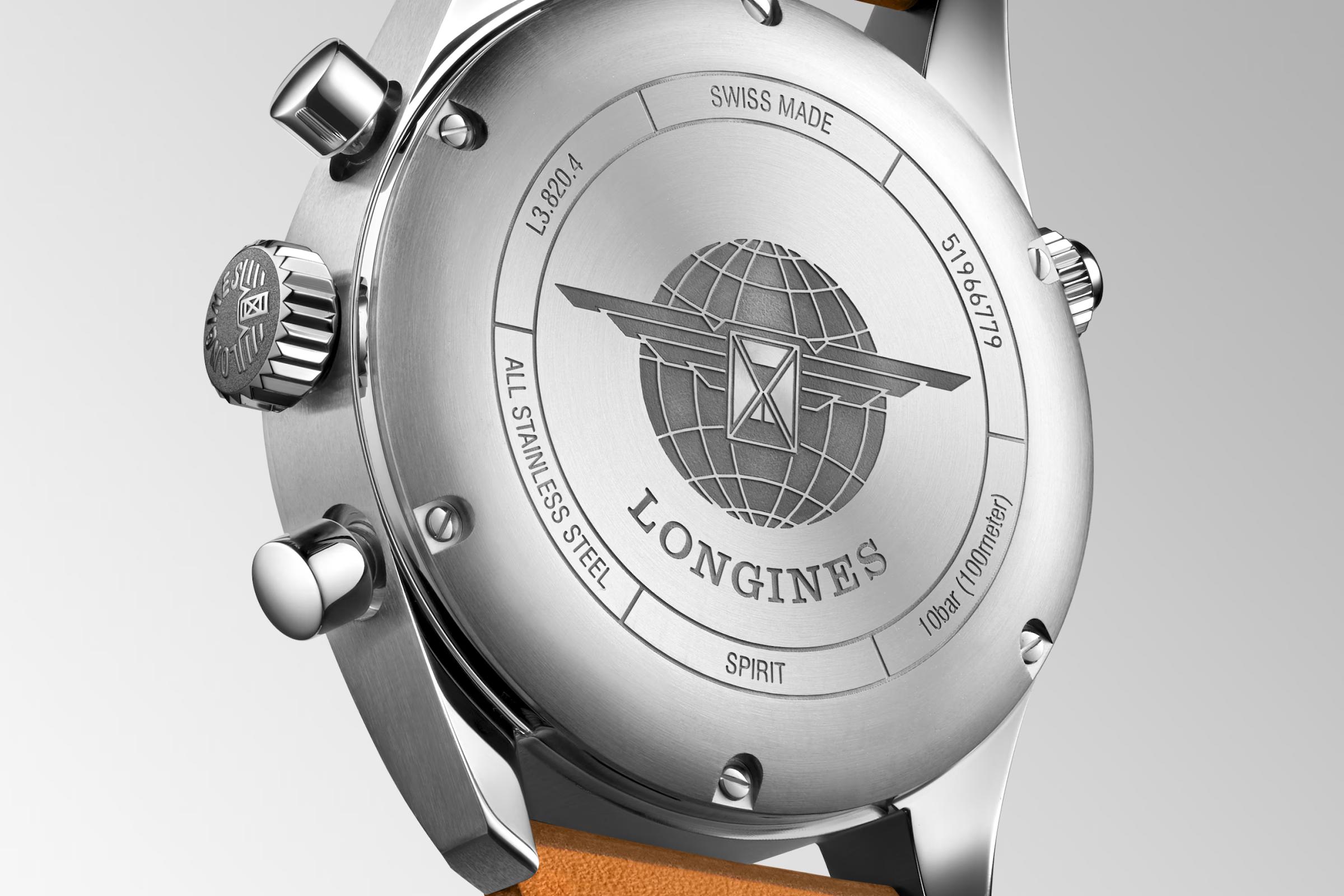 Đồng Hồ Longines Spirit Nam 42mm Nâu Xám