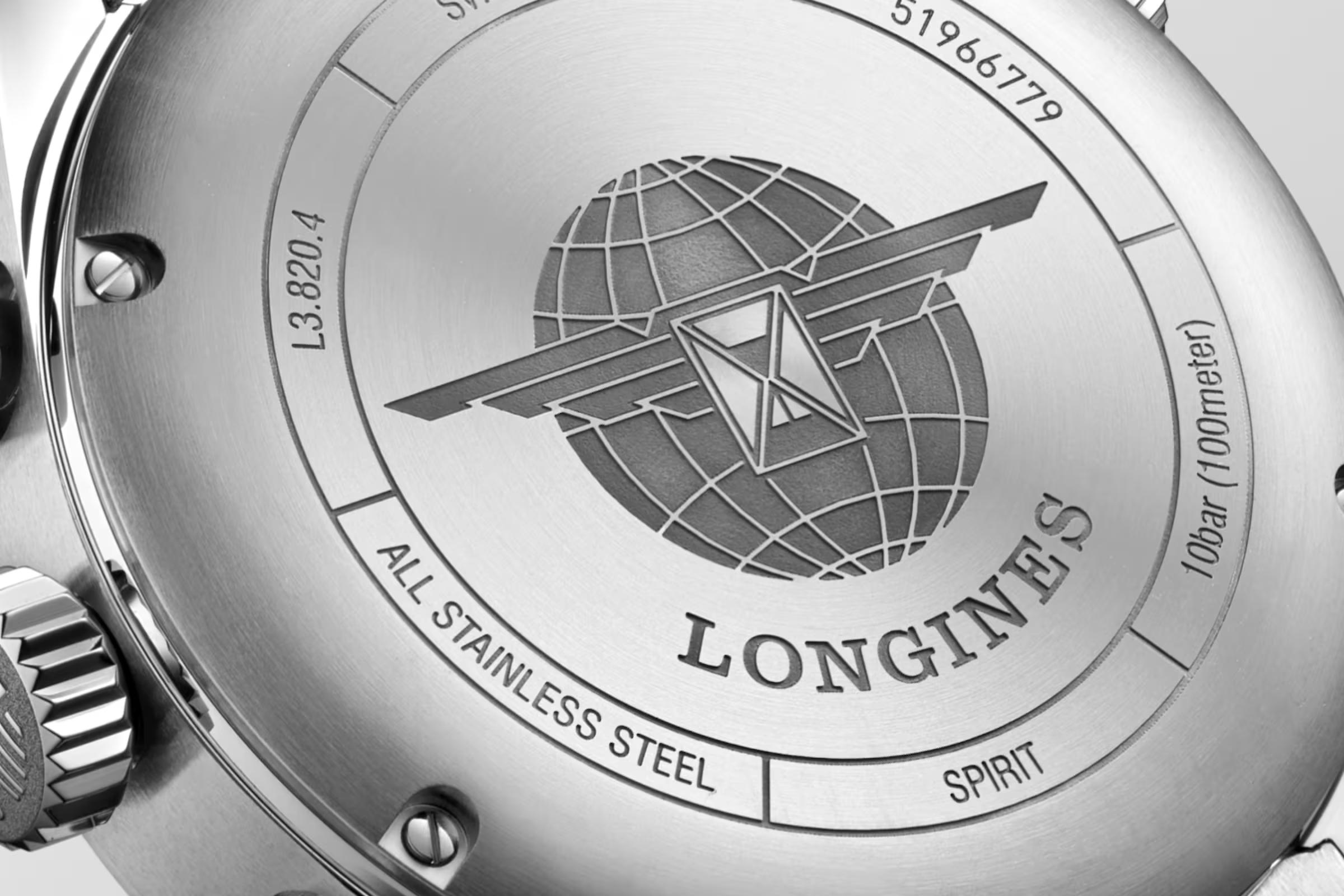 Đồng Hồ Longines Spirit Nam 42mm Xanh Bạc