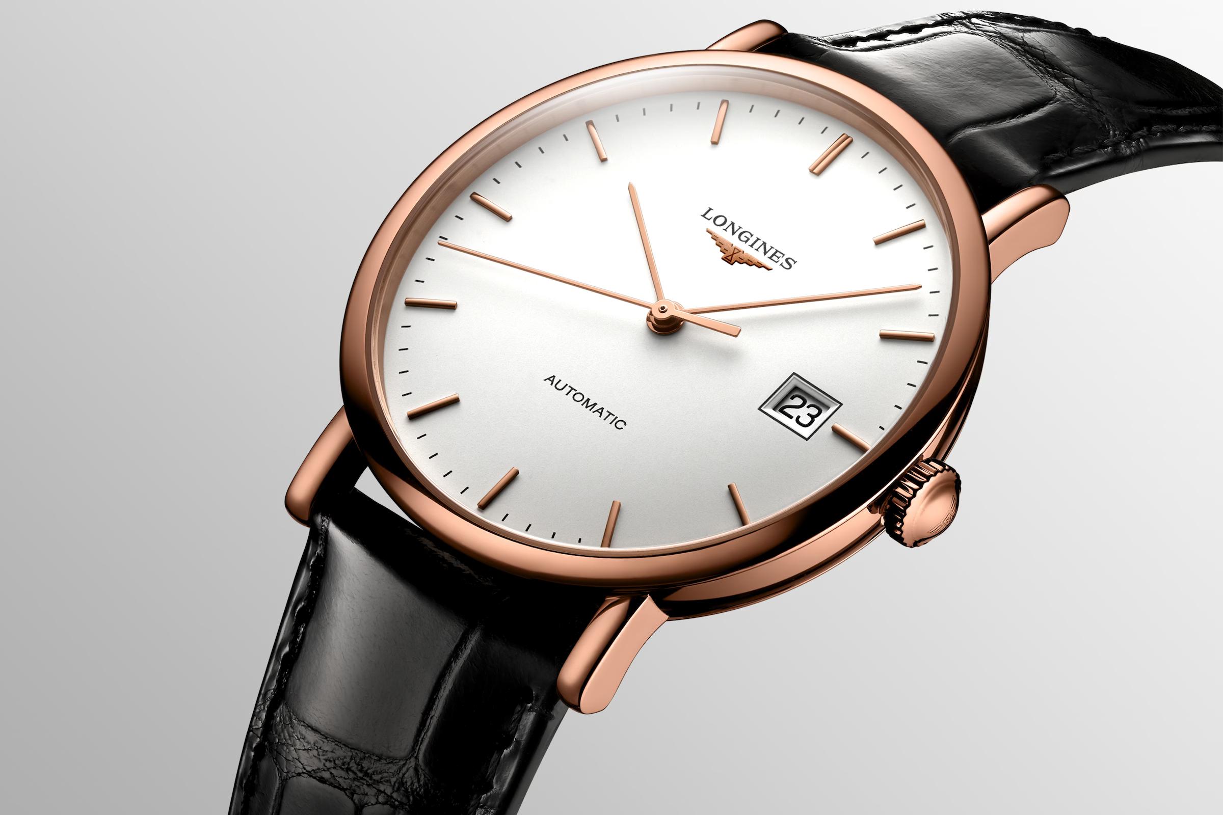 Đồng Hồ Longines The Longines Elegant Collection 37mm Hồng Đen