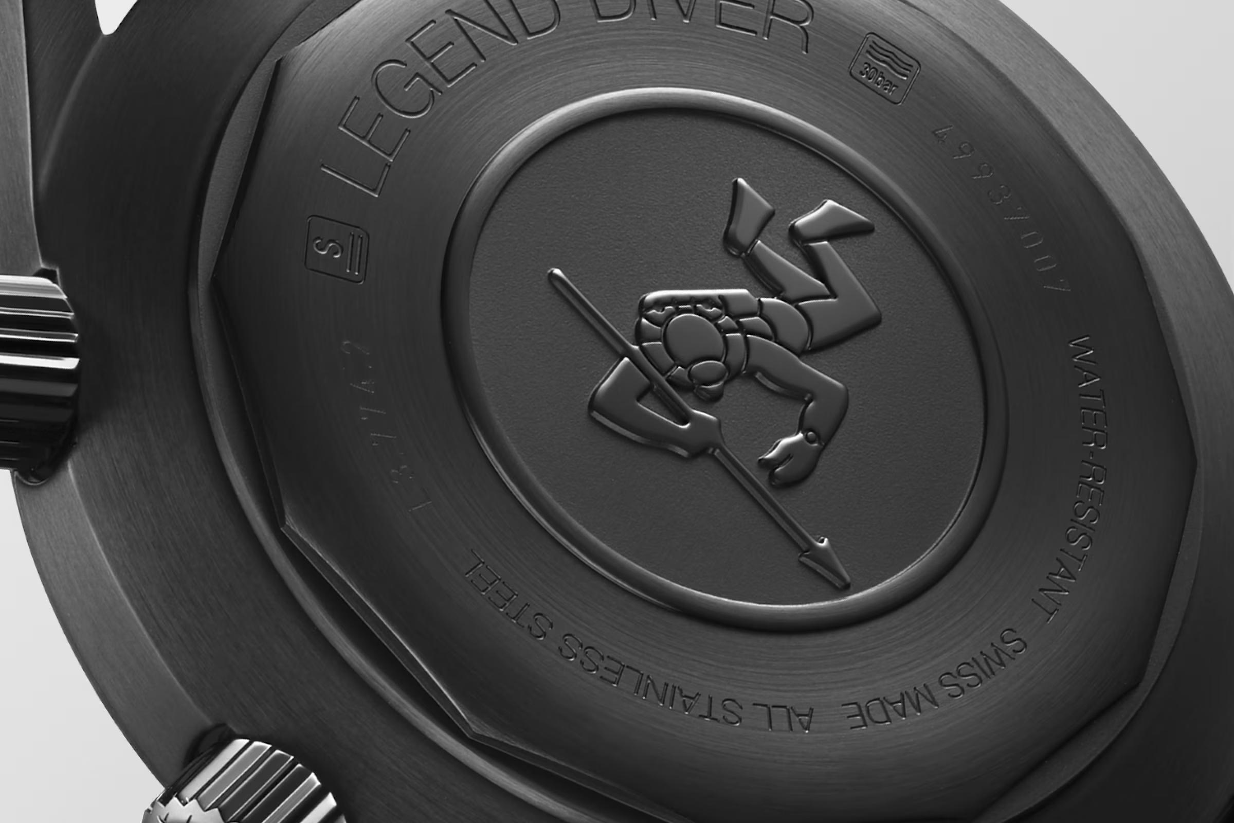 Đồng Hồ Longines The Longines Legend Diver Watch 42mm Đen Nam