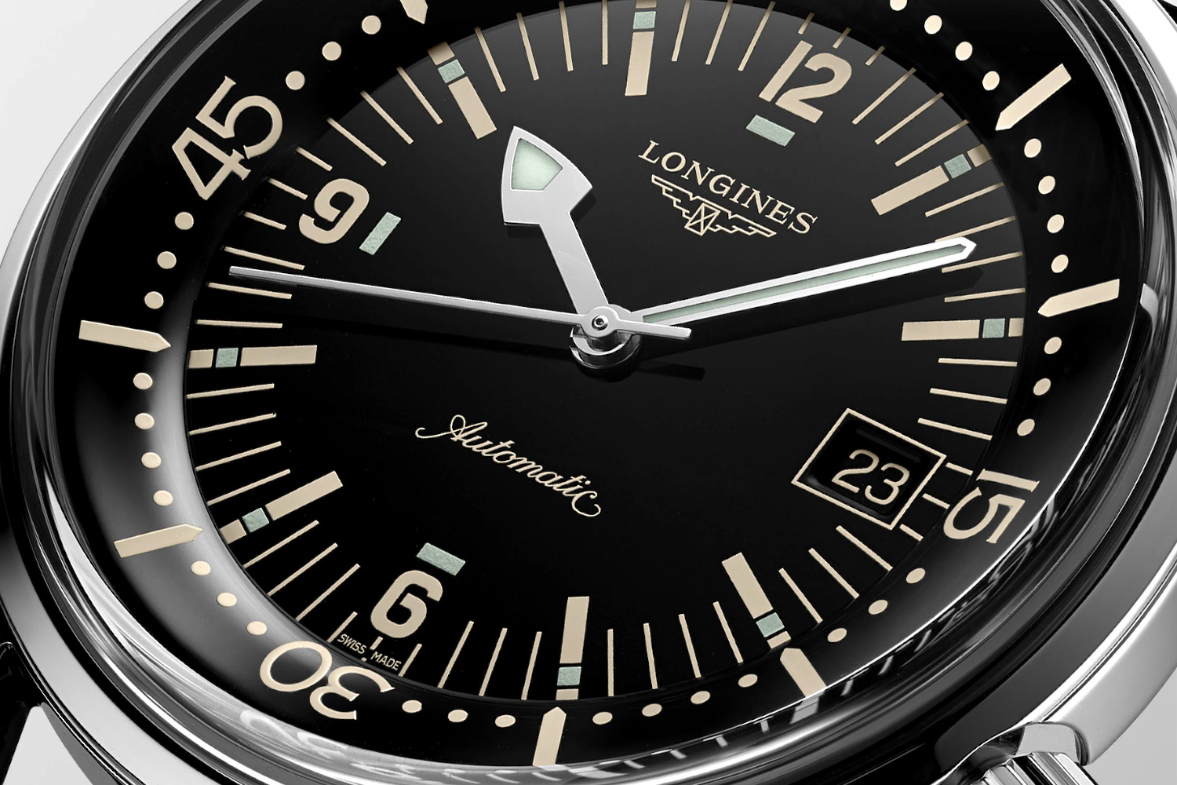 Đồng Hồ Longines The Longines Legend Diver Watch 42mm Nam Bạc