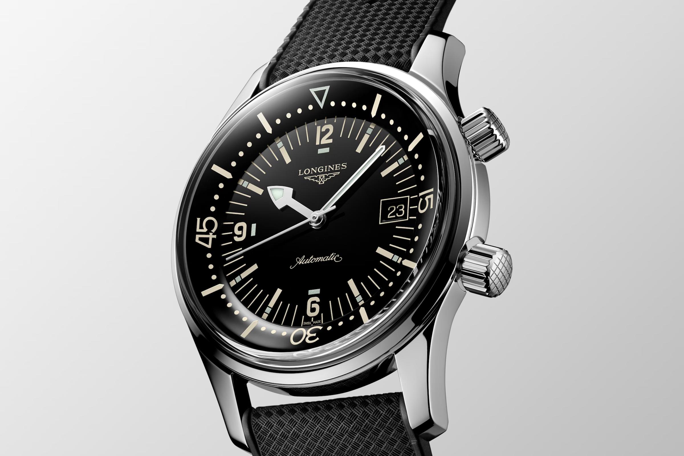 Đồng Hồ Longines The Longines Legend Diver Watch Nam 42mm Đen