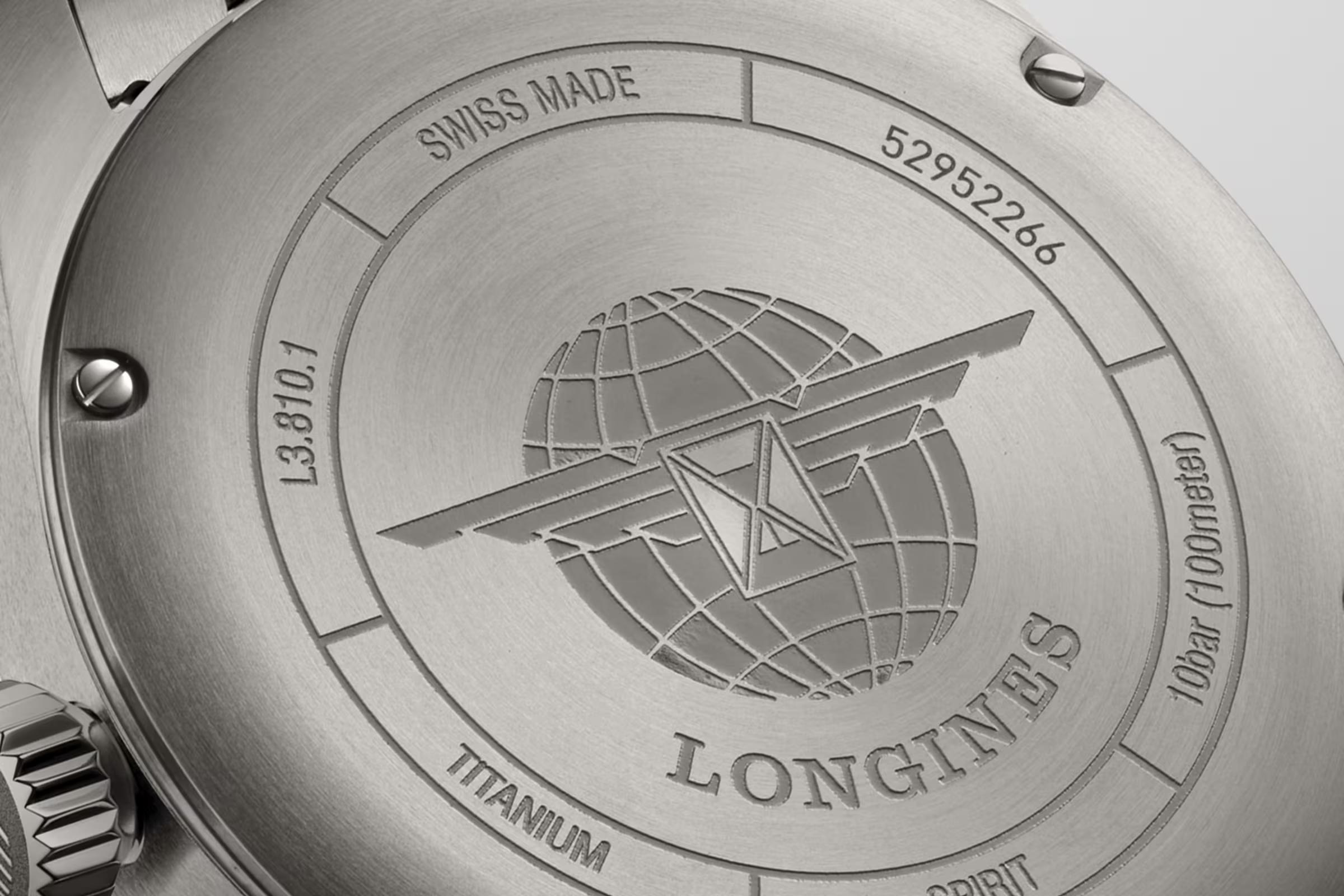 Đồng Hồ Longines Spirit Nam 40mm Đen Xám