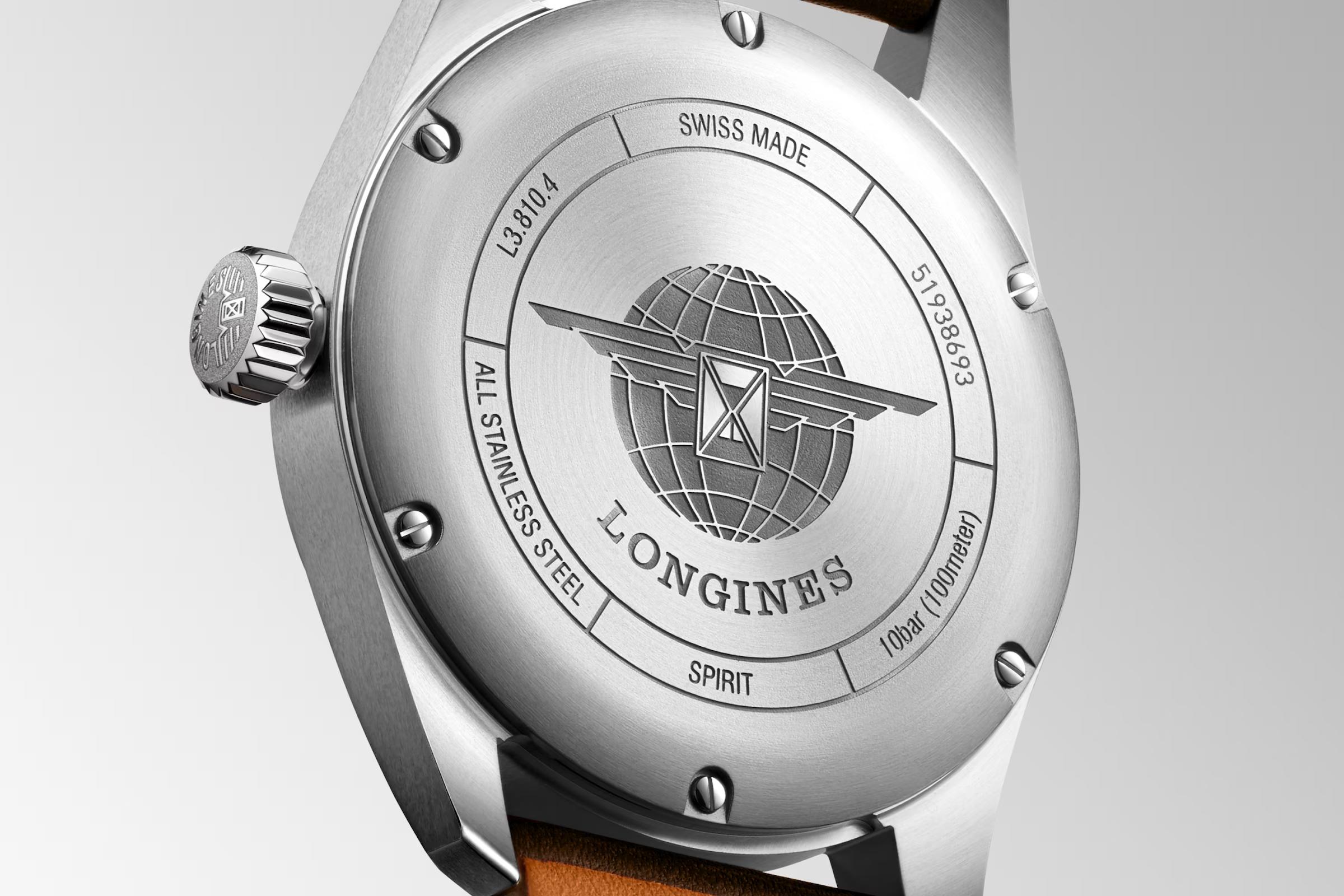 Đồng Hồ Longines Spirit Nam 40mm Nâu Đen