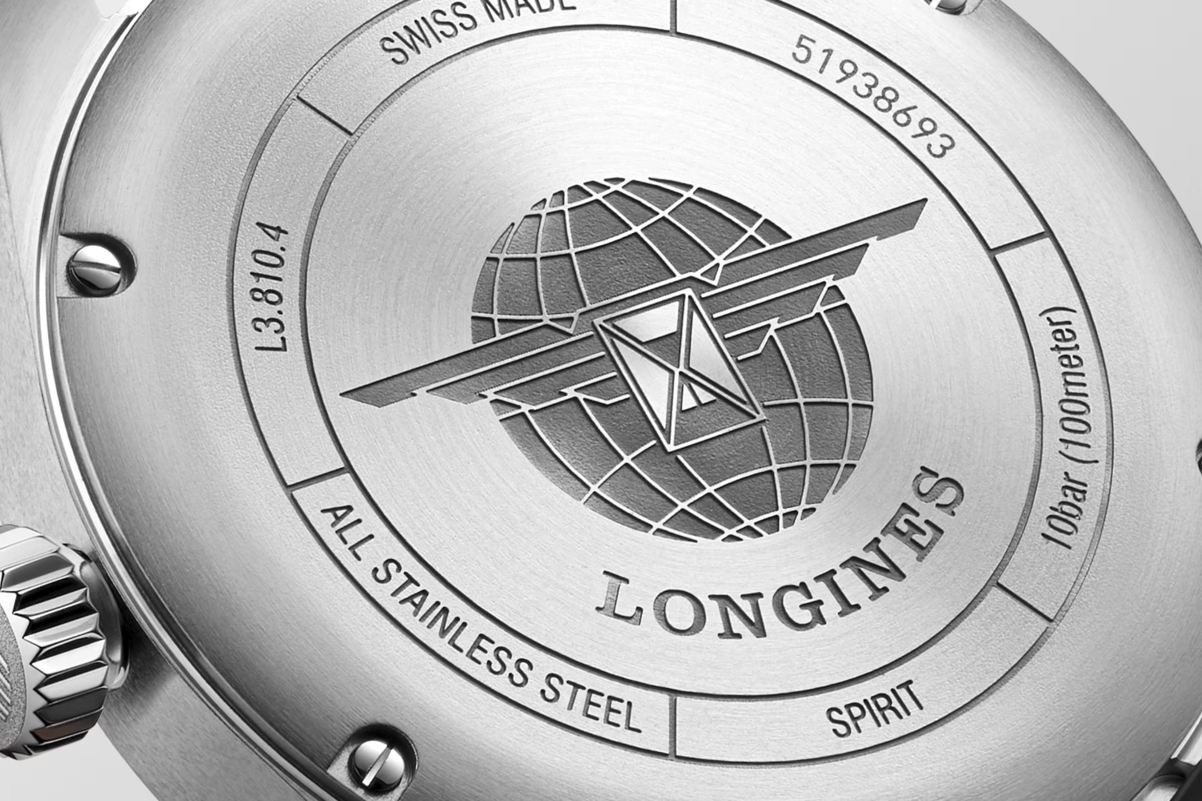 Đồng Hồ Longines Spirit Nam 40mm Nâu Đen