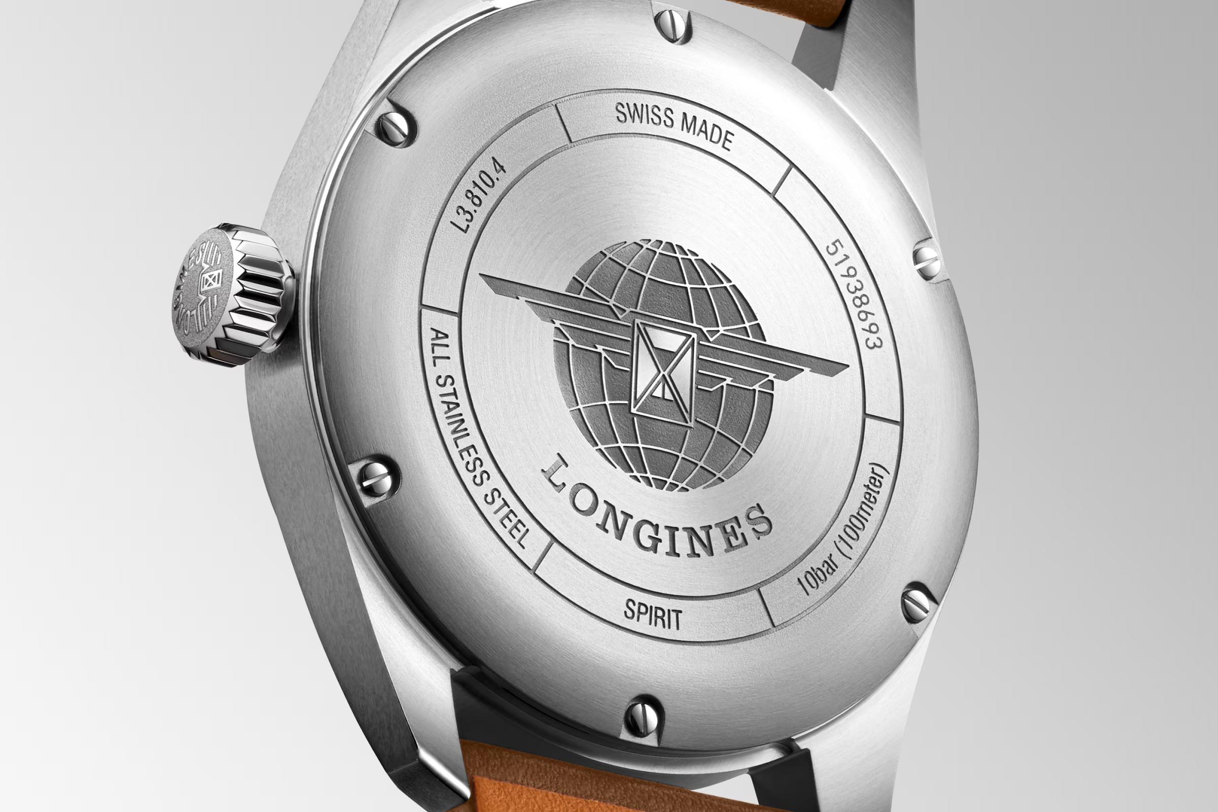 Đồng Hồ Longines Spirit Nam 40mm Nâu Bạc