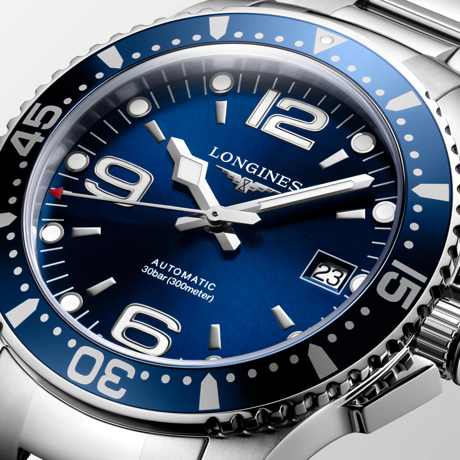 Đồng Hồ Longines Hydroconquest Nam 39mm Xanh Xám