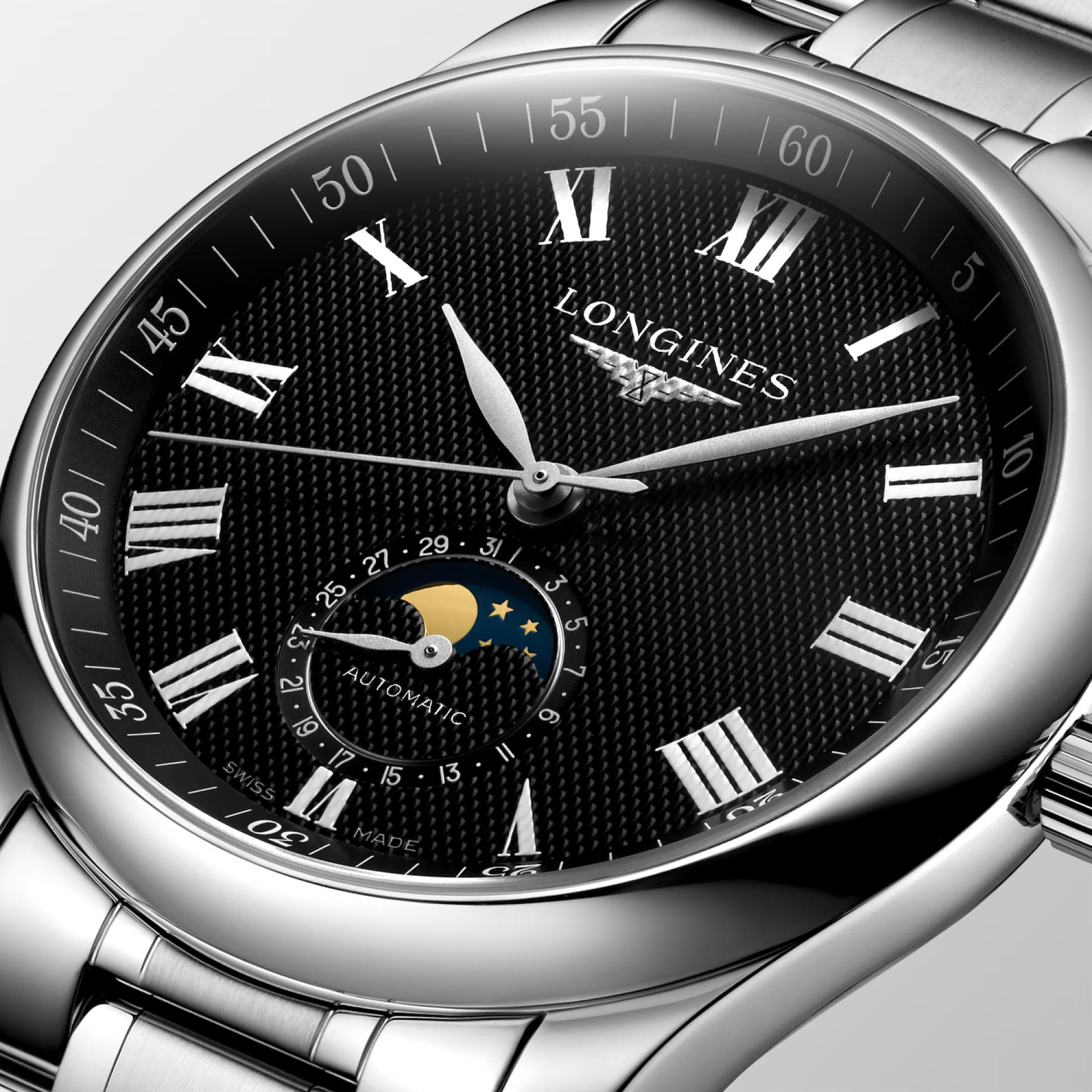 Đồng Hồ Longines The Longines Master Collection Nam 40mm Đen Bạc