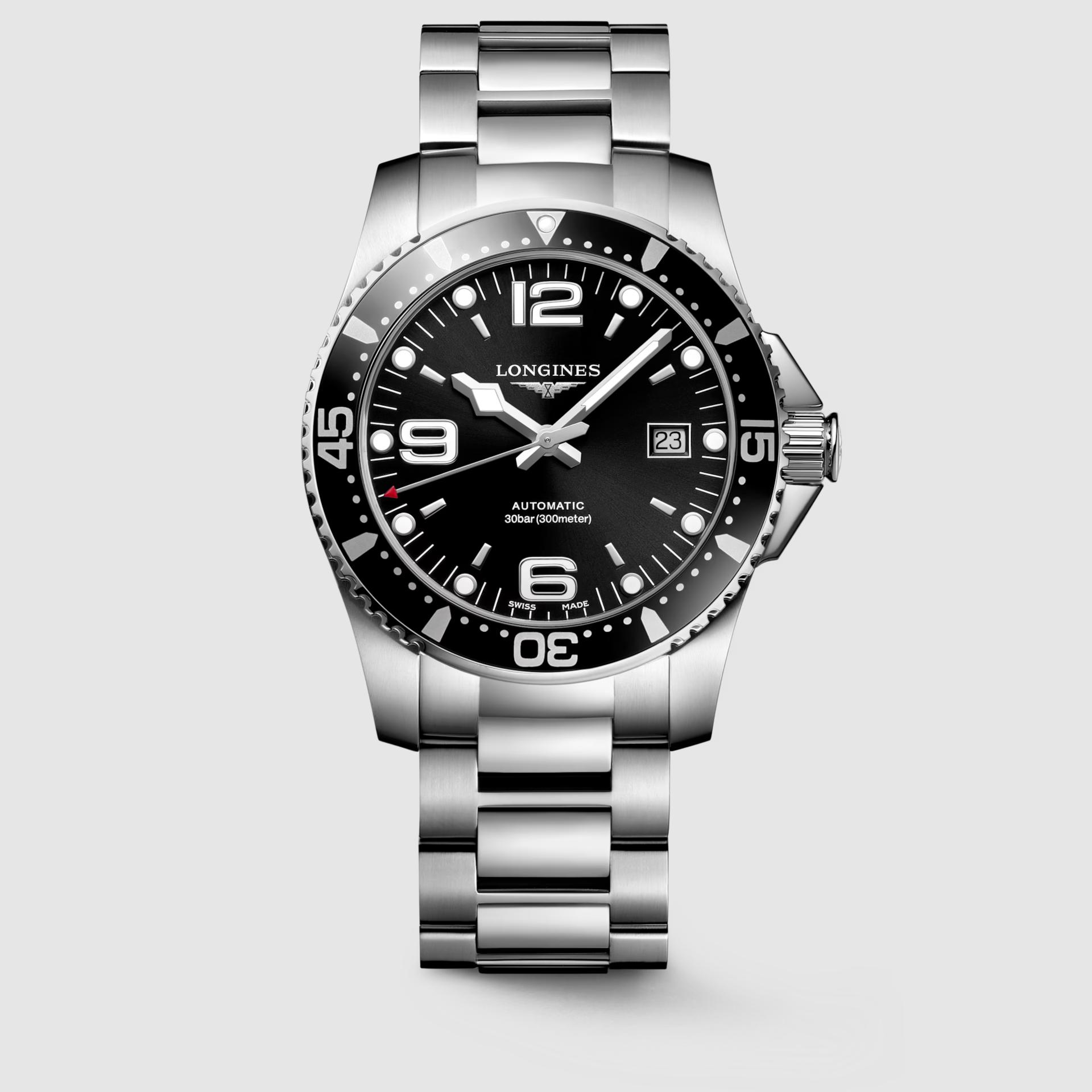 Đồng Hồ Longines Hydroconquest Nam 41mm Đen Bạc