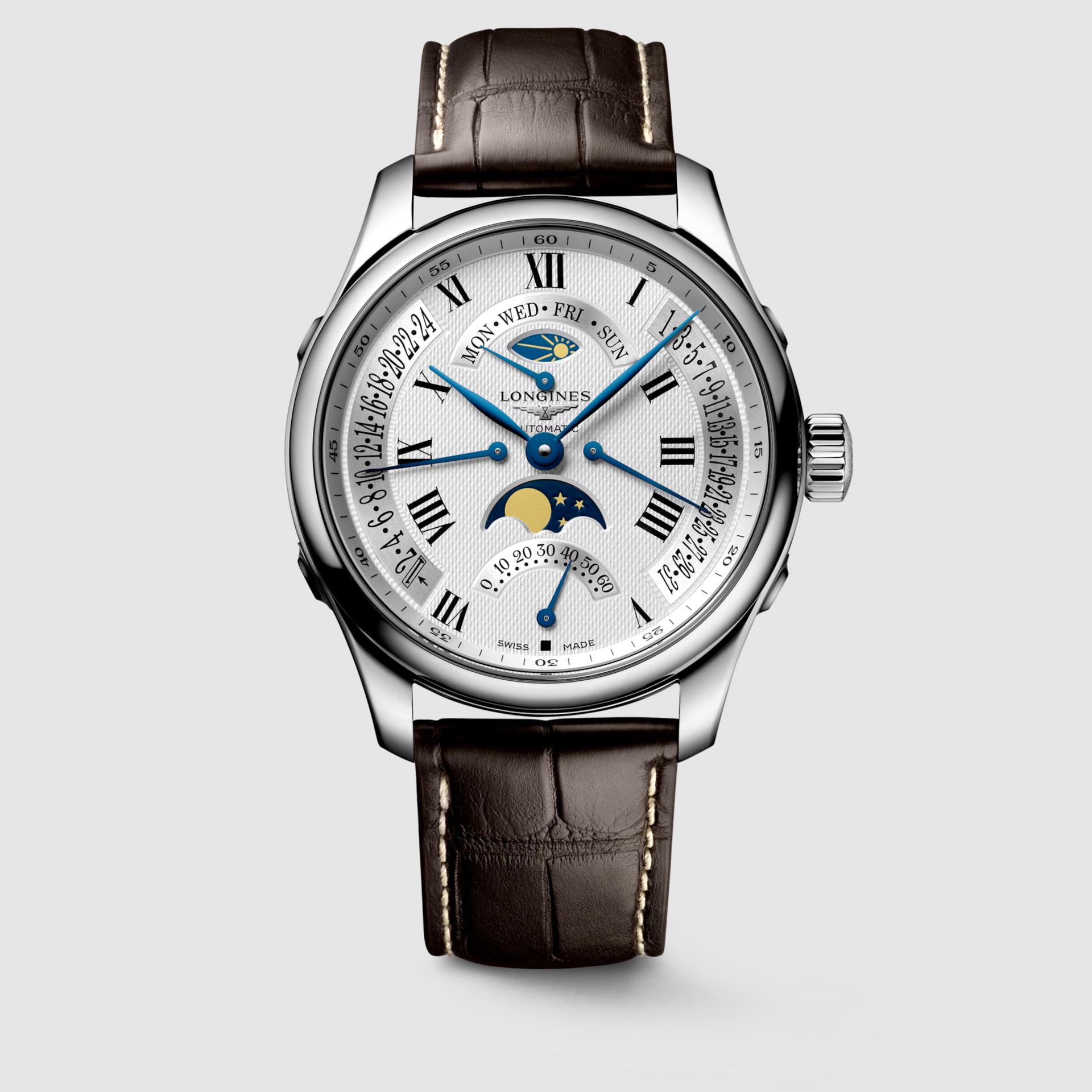 Đồng Hồ Longines The Longines Master Collection Nam 44mm Nâu Xám